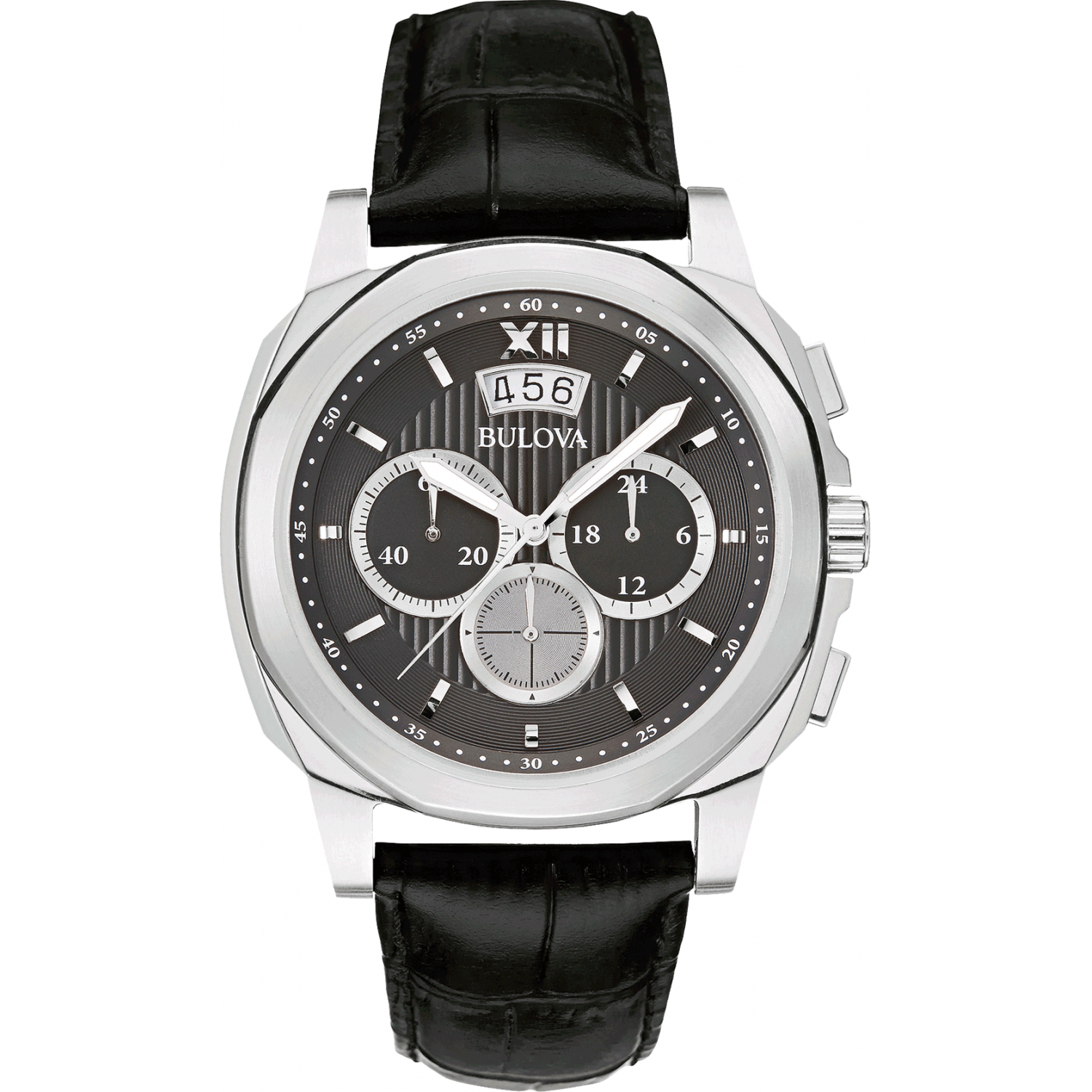 Bulova Men s Dress Chronograph 96B218 Watch Shade Station
