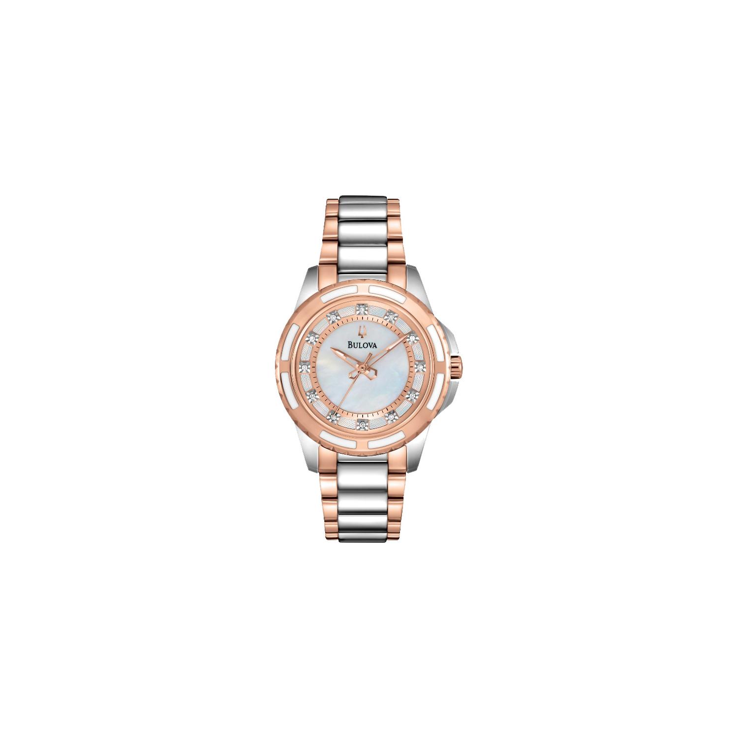 Bulova Diamond Collection 98P134 Watch Shade Station