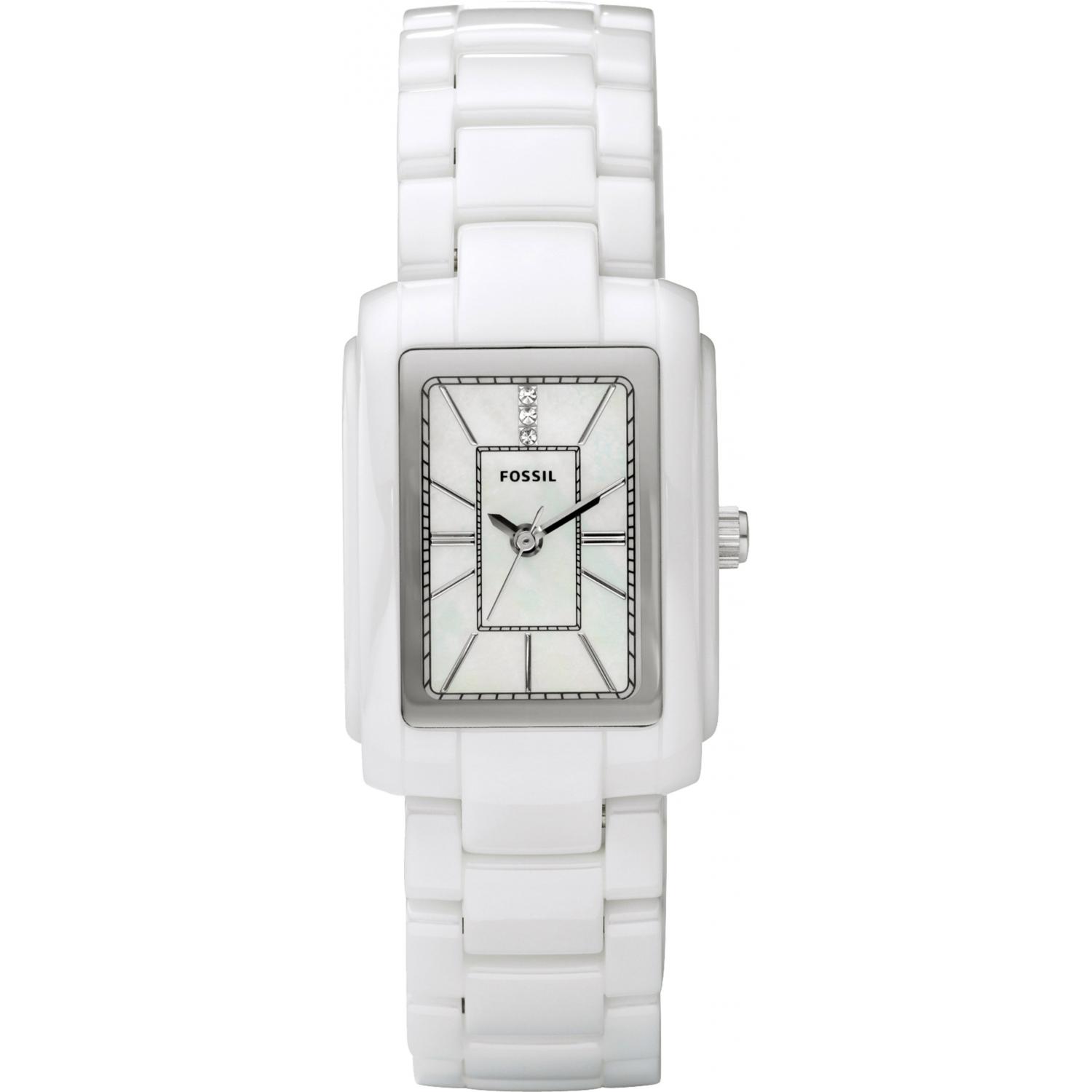 Fossil white deals ceramic watches ladies