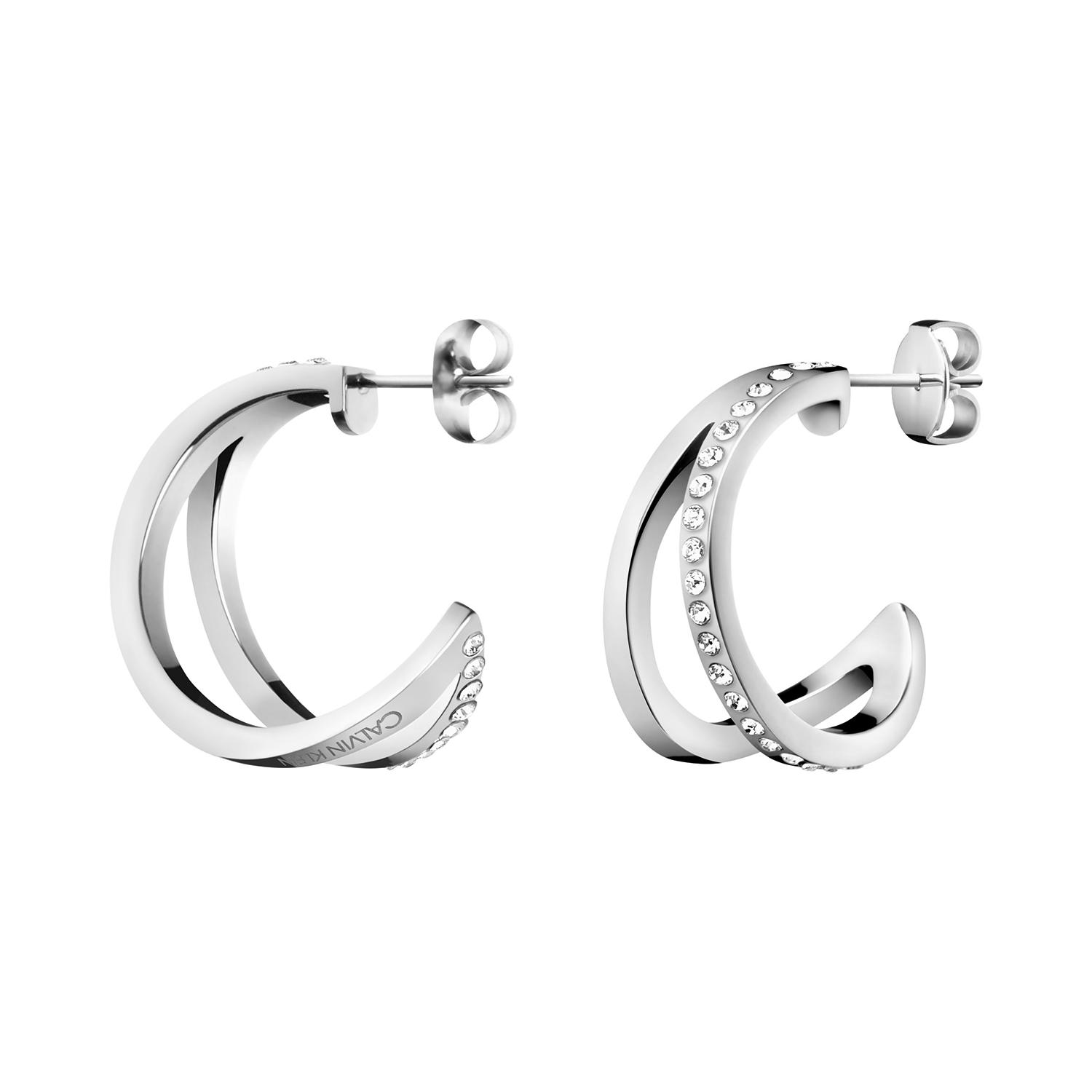Calvin klein shop outline earrings