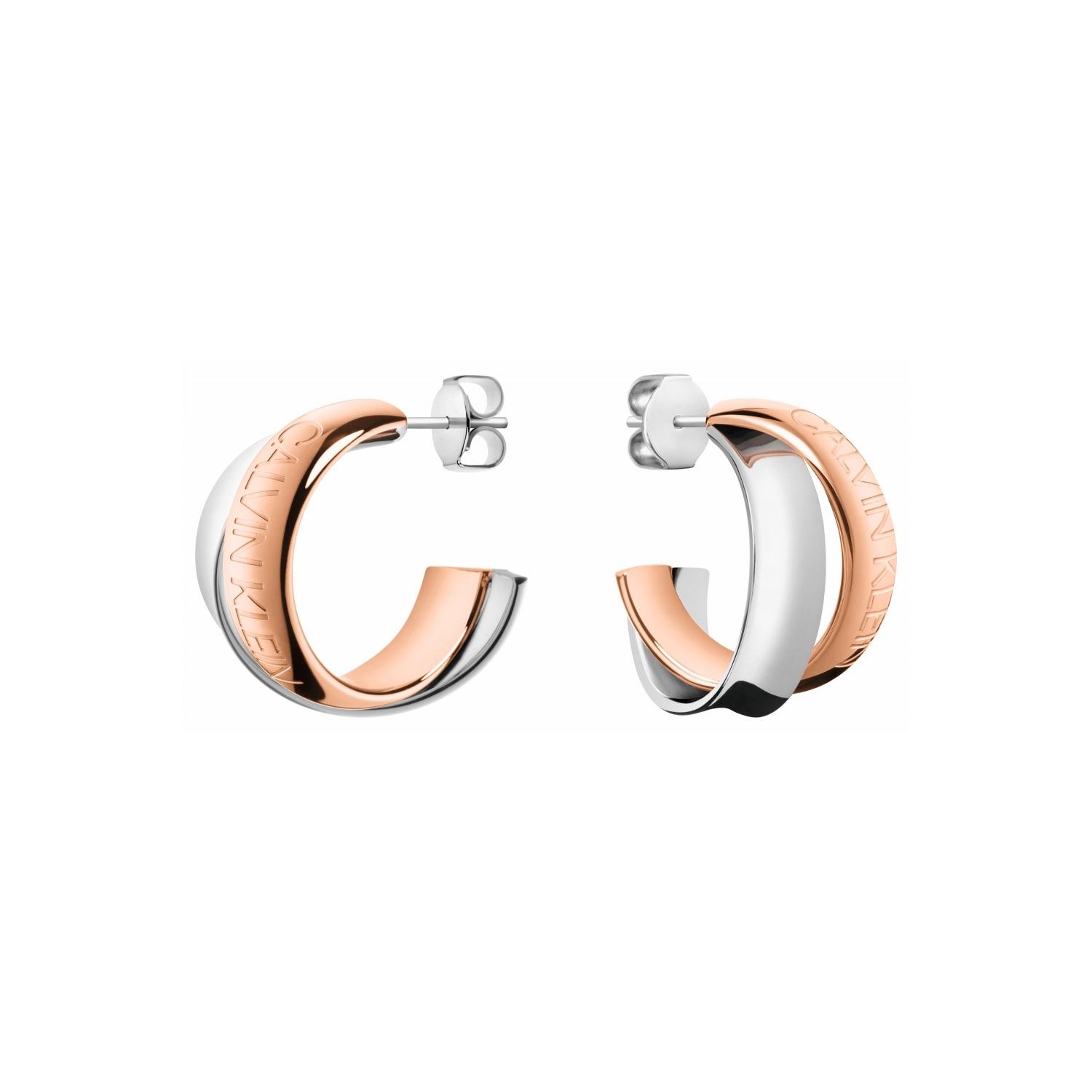 Calvin klein online hoop earrings