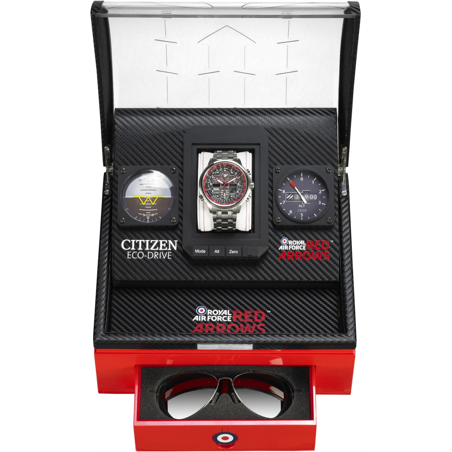 Citizen red arrows limited clearance edition watch gift set