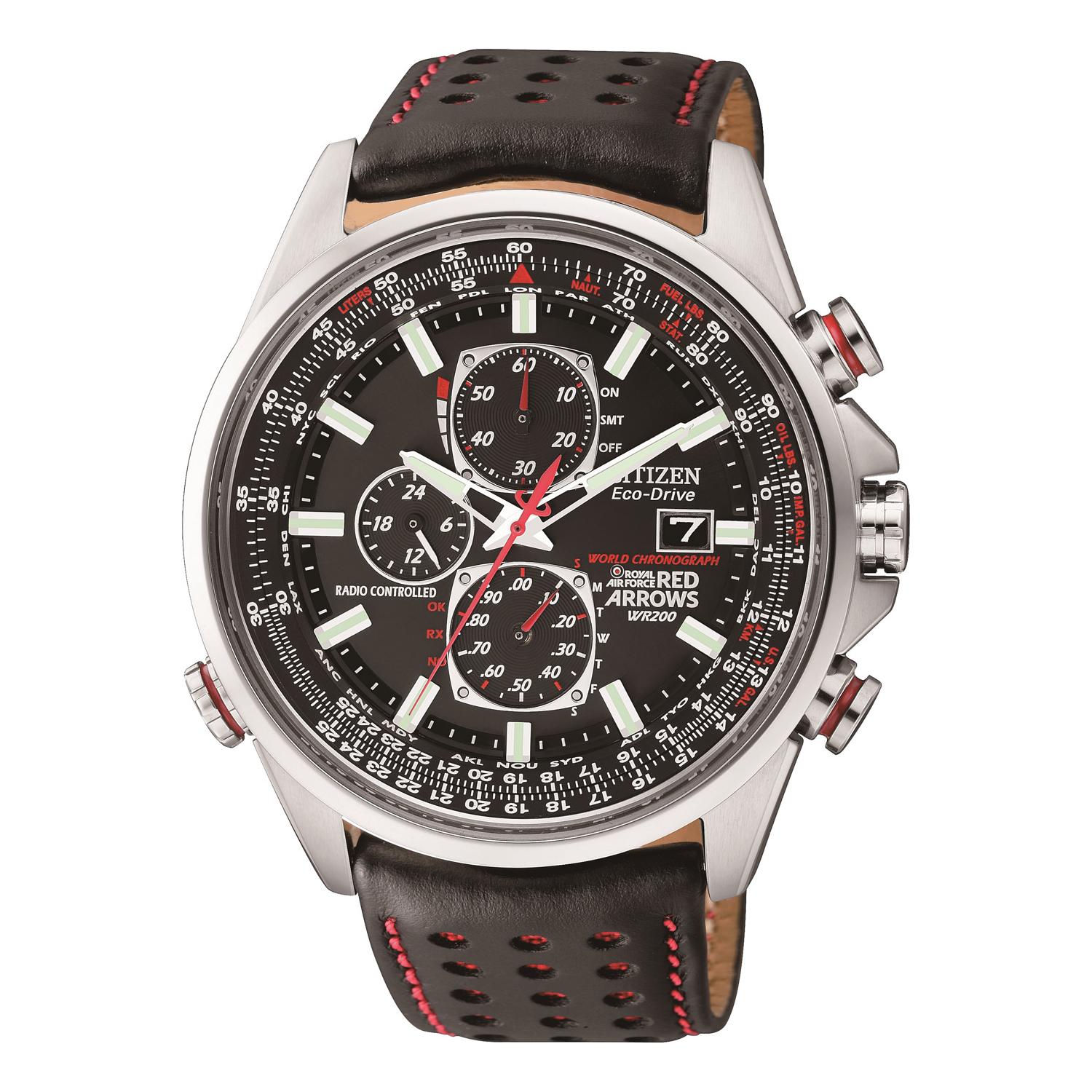 citizen eco drive red arrows watch