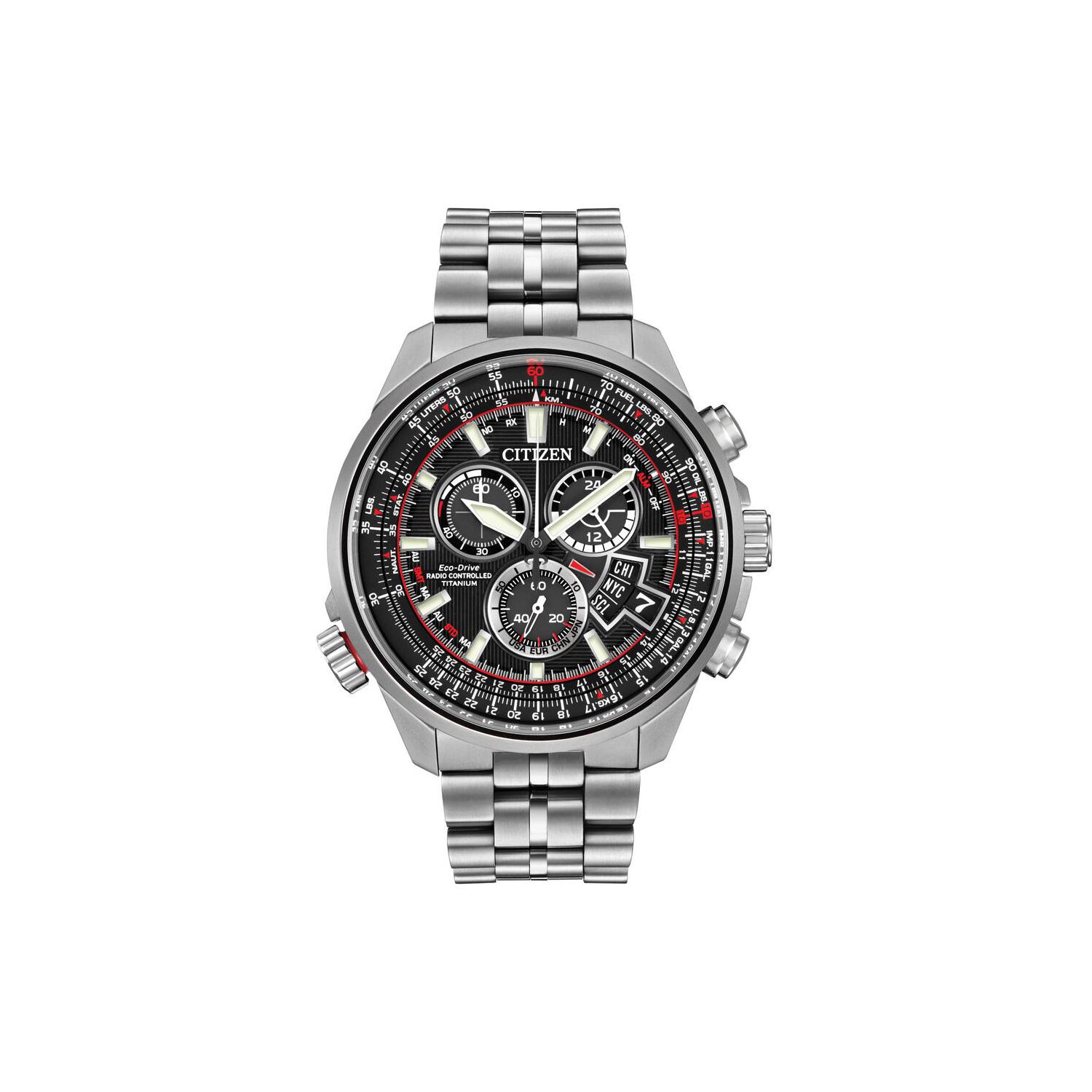 Citizen Eco Drive Chrono Time A.T WR200 BY0120 54E Watch Shade