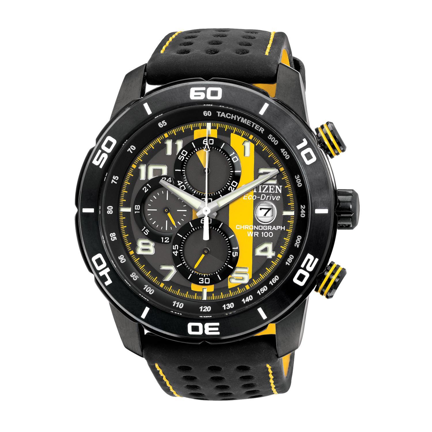 Citizen Eco Drive Primo Chronograph CA0467 38E Watch Shade Station