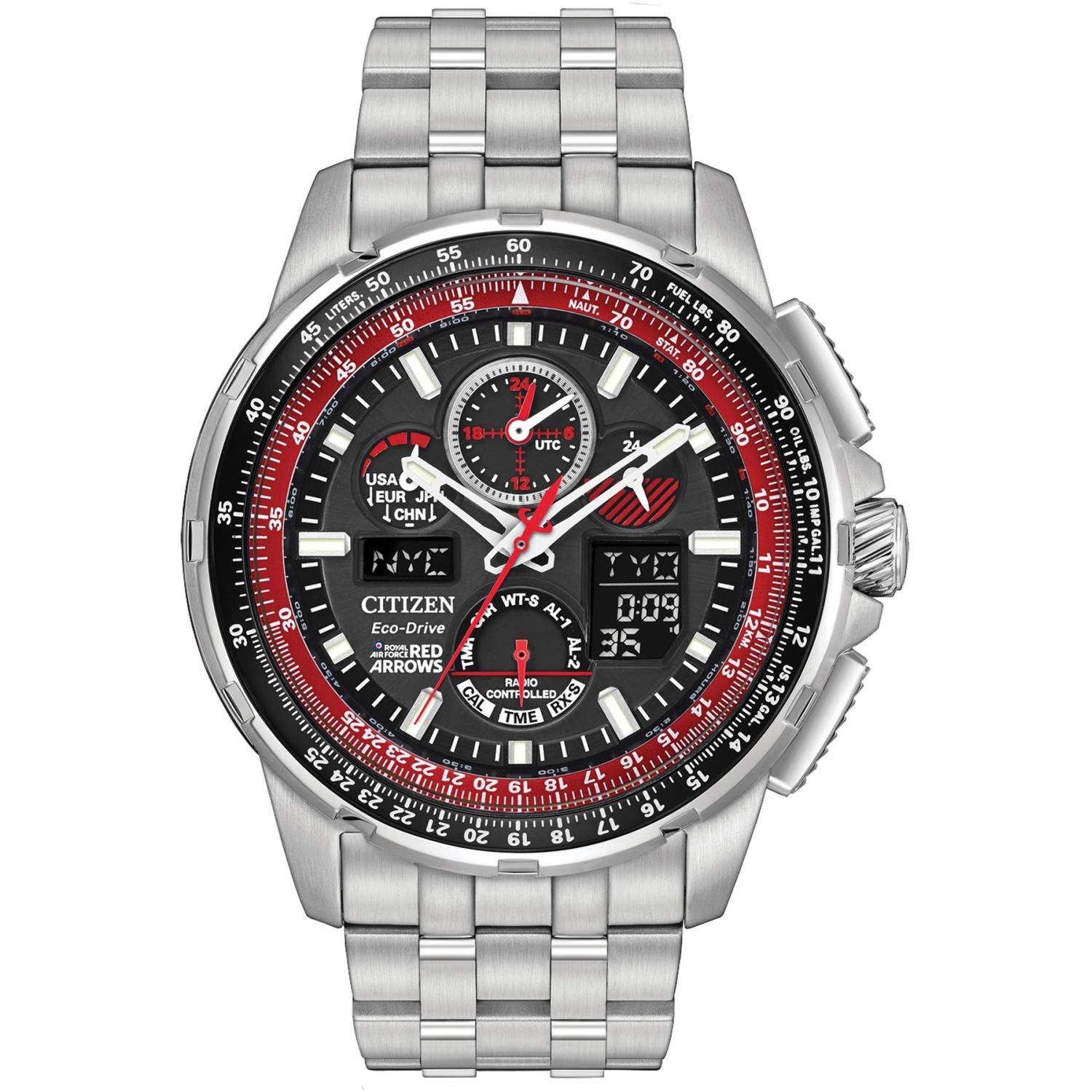citizen red arrows watch instructions