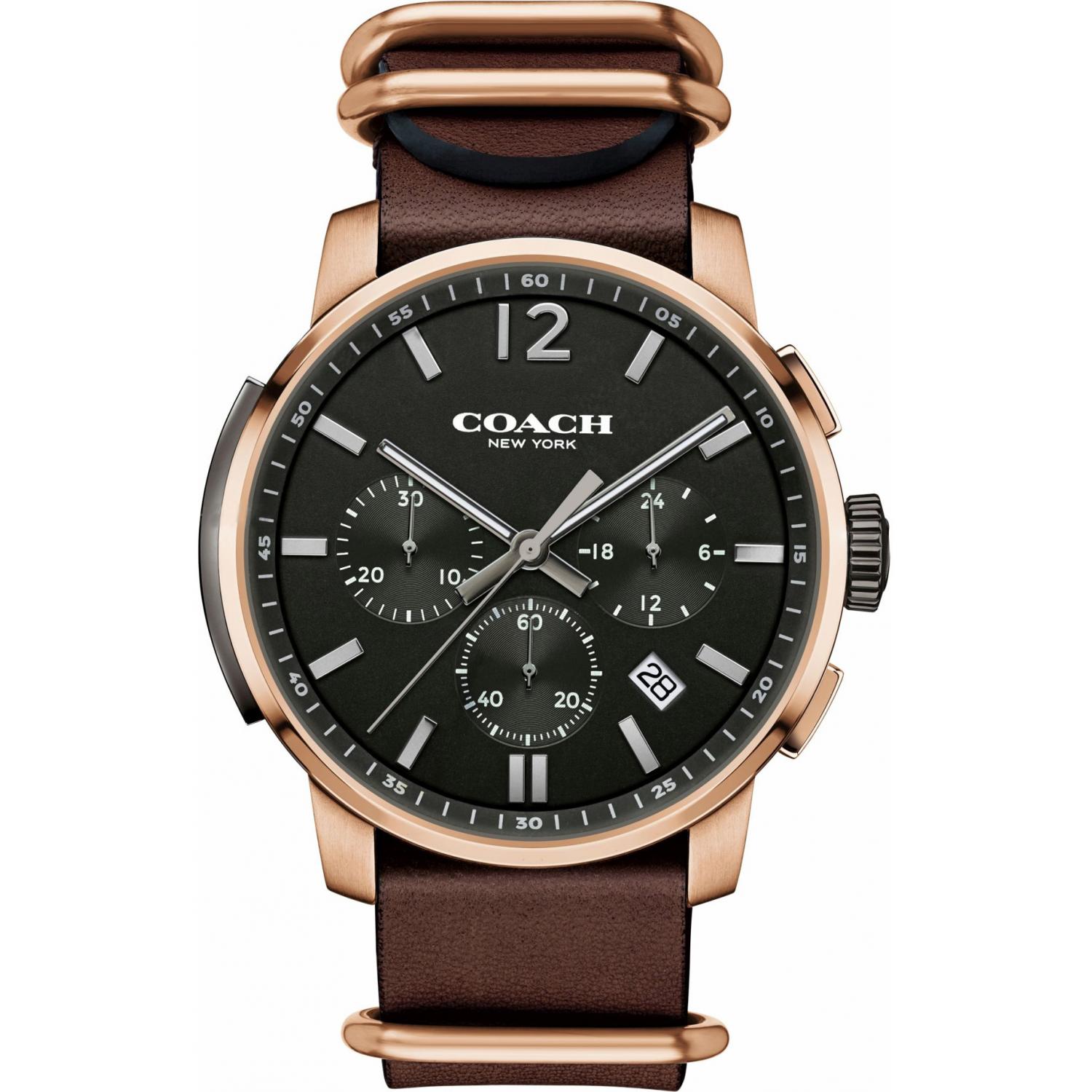 Coach men's bleecker watch best sale