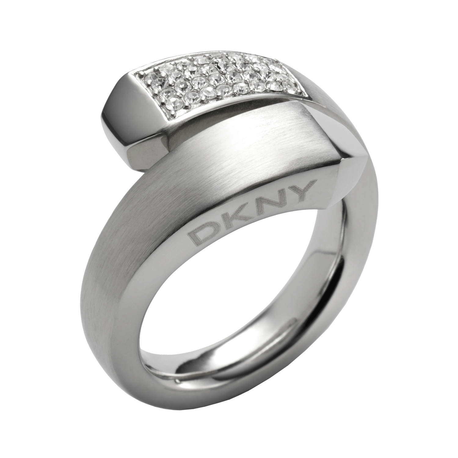 Dkny ring steel top