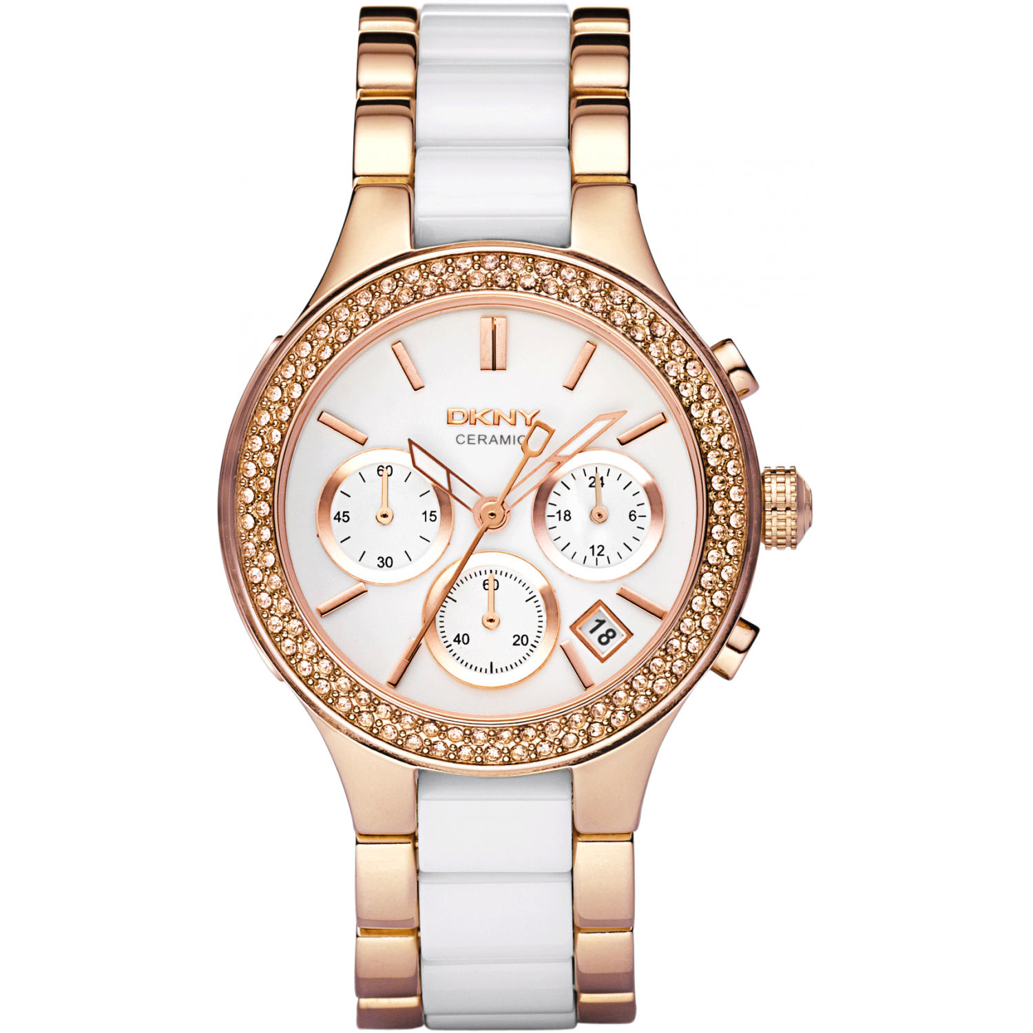 DKNY Chambers Ceramic NY8183 Watch Shade Station