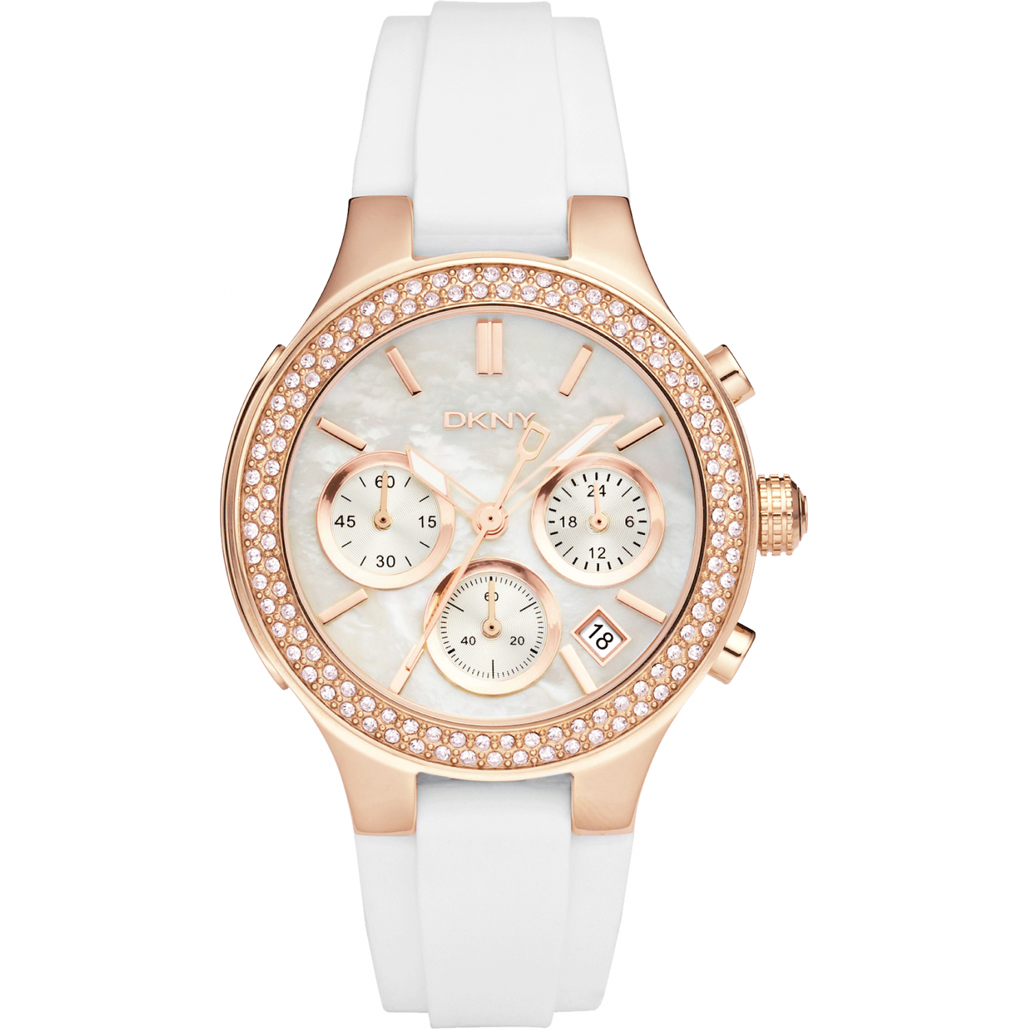 Dkny watches ceramic white womens online