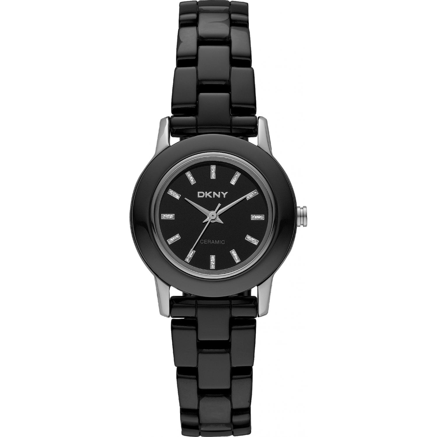 Dkny black hotsell ceramic watch
