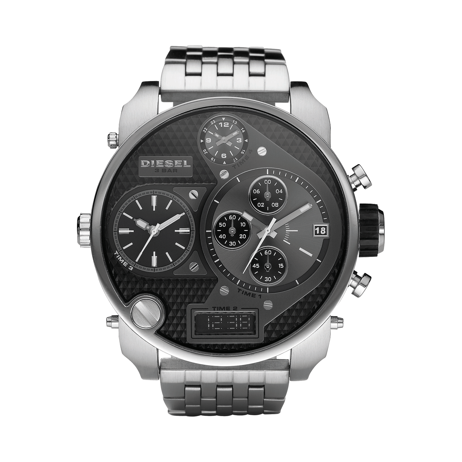 DIESEL 時計　DZ7221 ミスターダディ DIESEL ディーゼル DZ7221 MR.DADDY ミスターダディ ブラック 黒