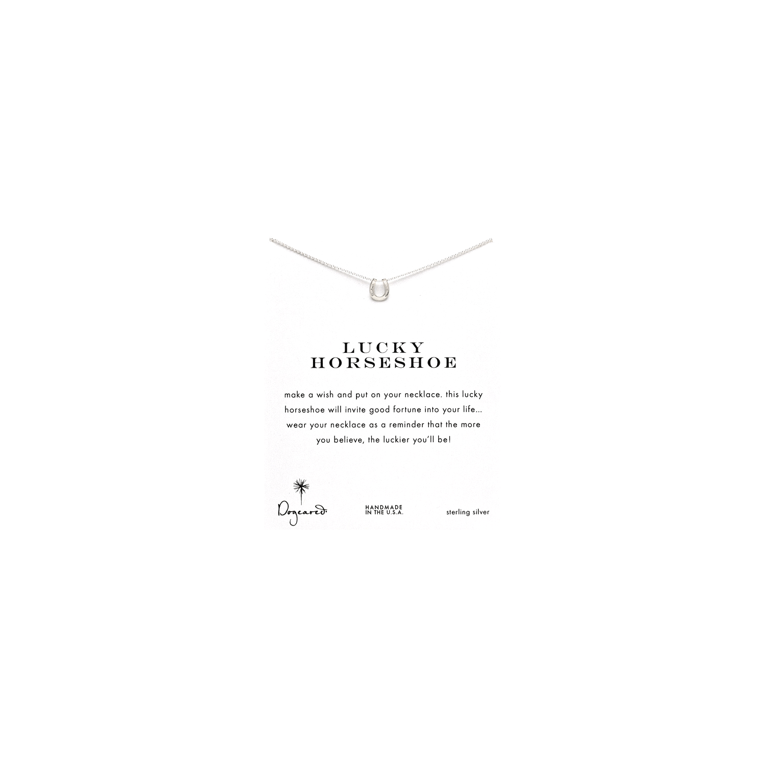 Dogeared 2024 horseshoe necklace