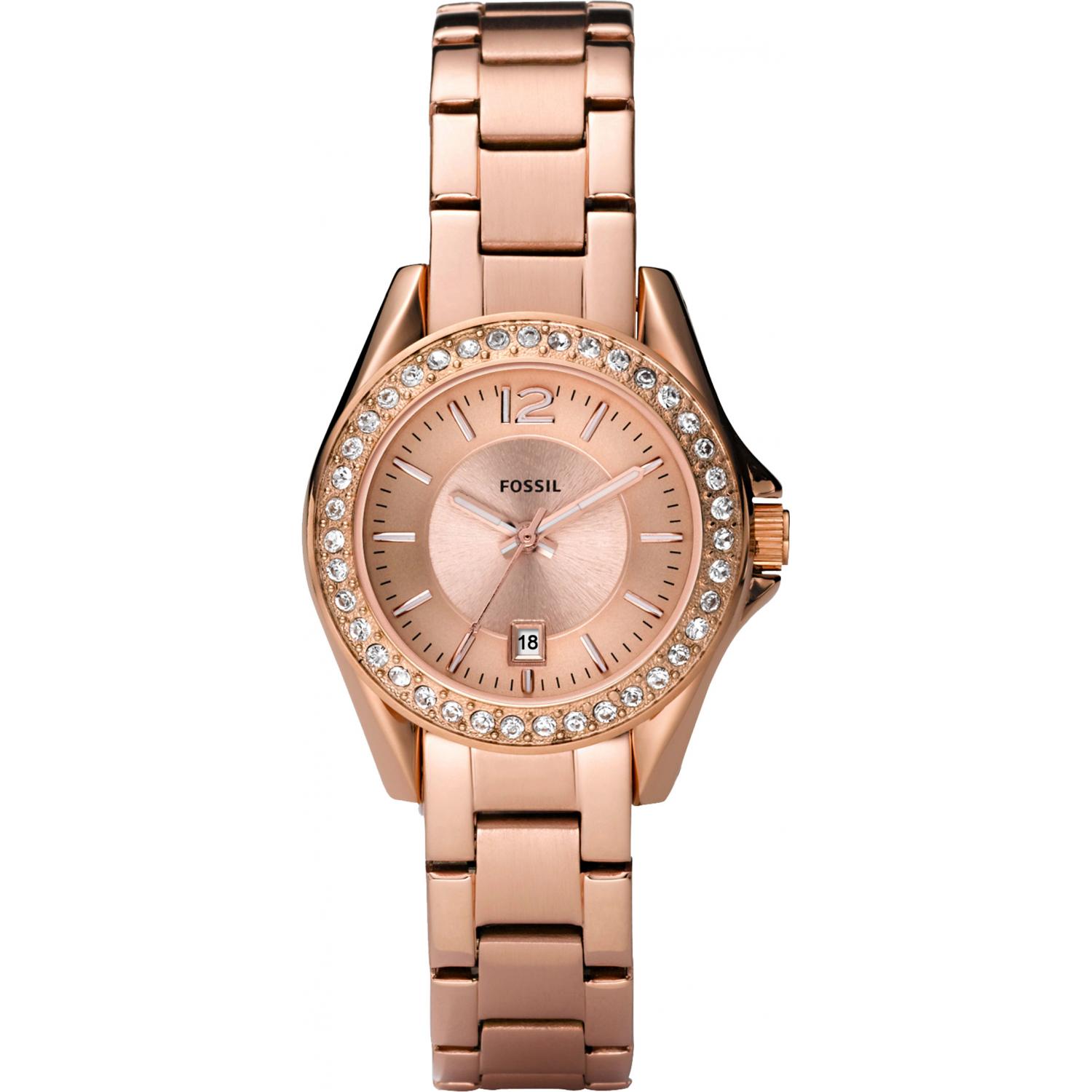 Fossil riley top rose gold