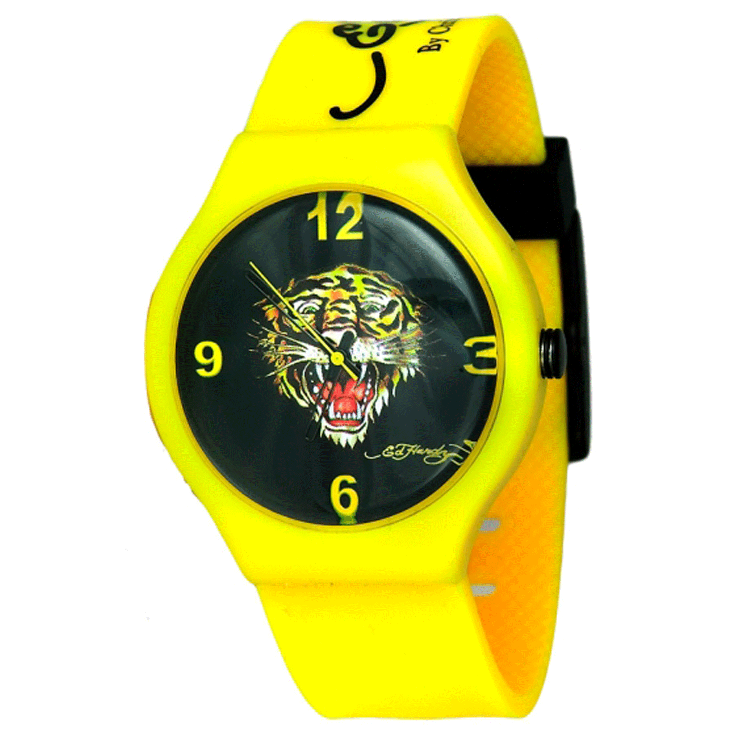 Ed hardy sales gold tiger watch