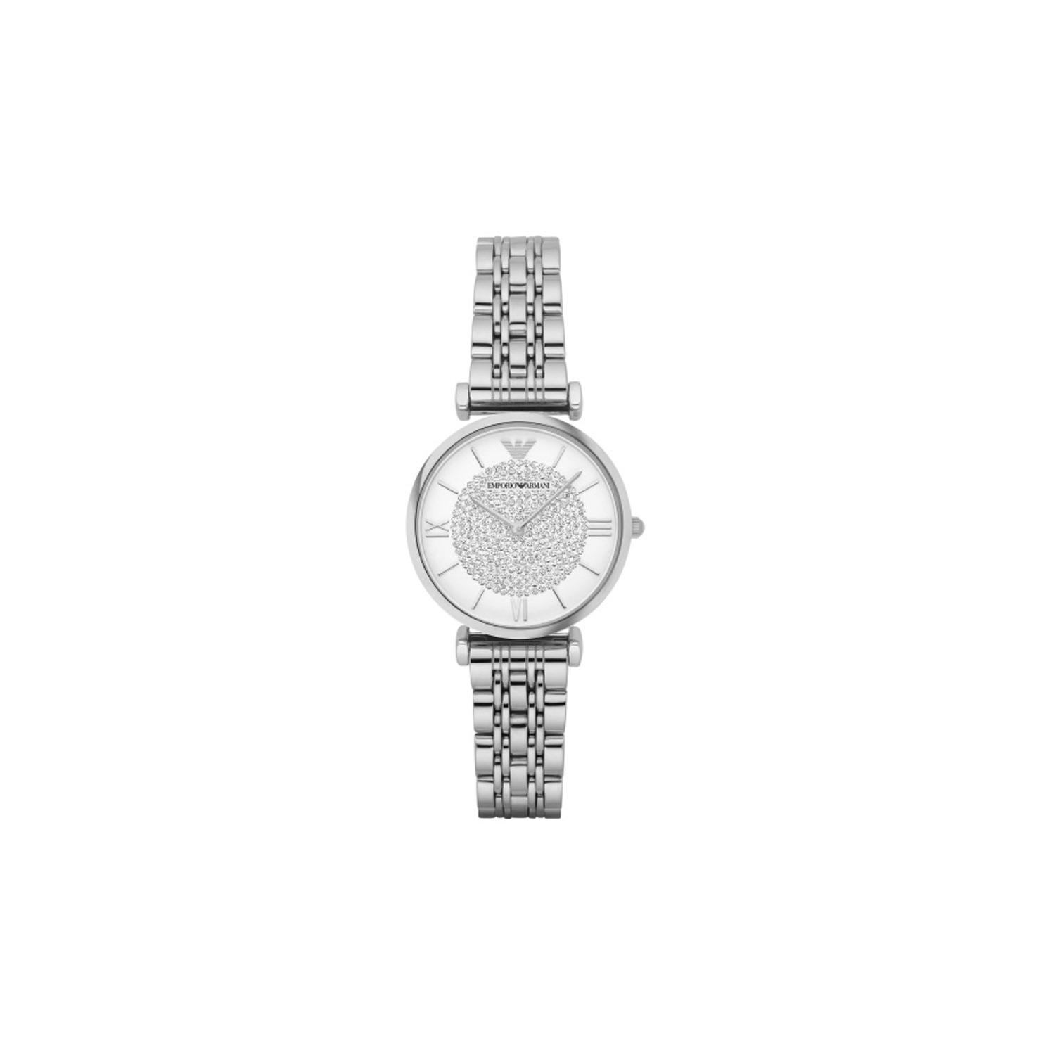 Emporio armani women's stainless steel bracelet watch online 32mm ar1925