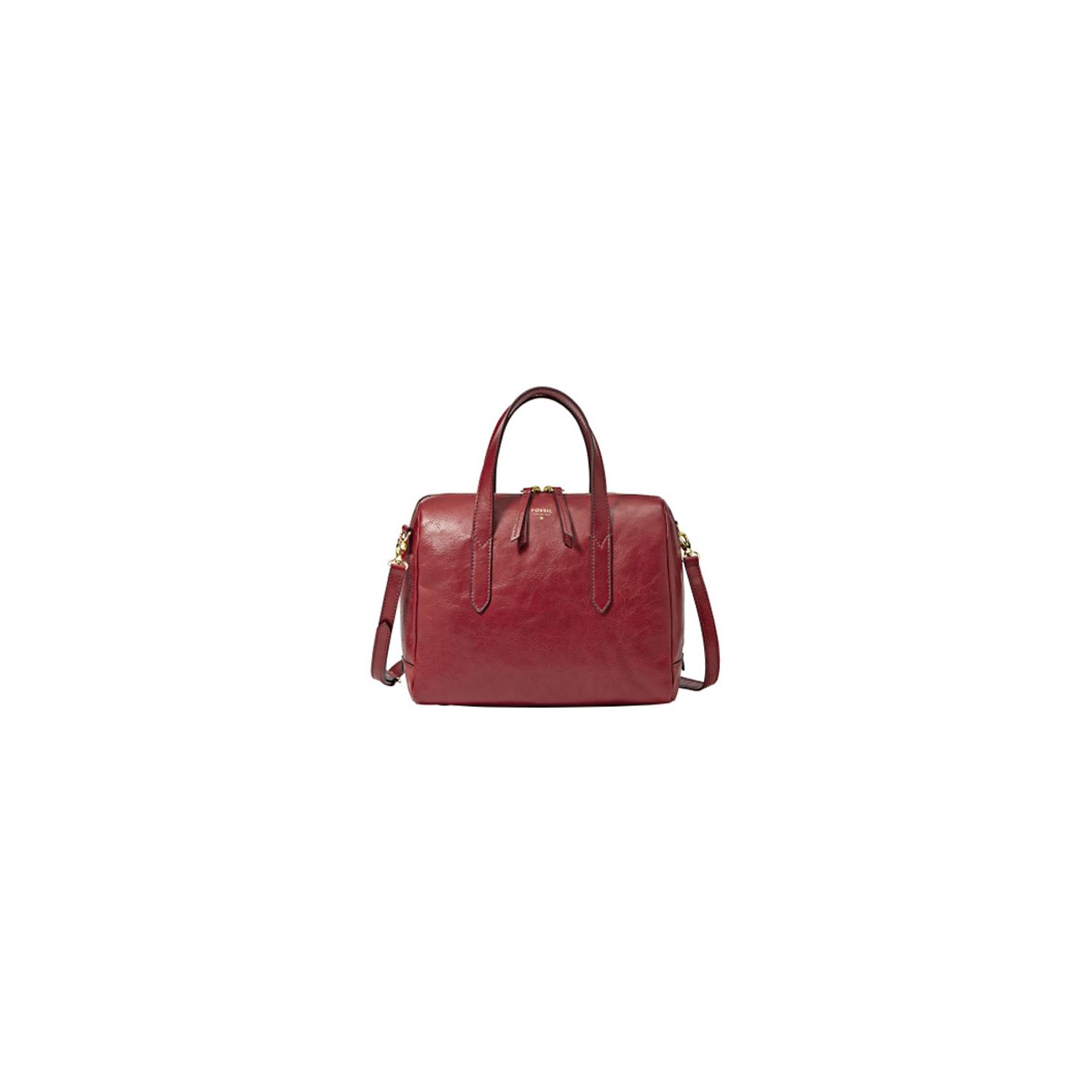 Fossil sydney clearance satchel cabernet