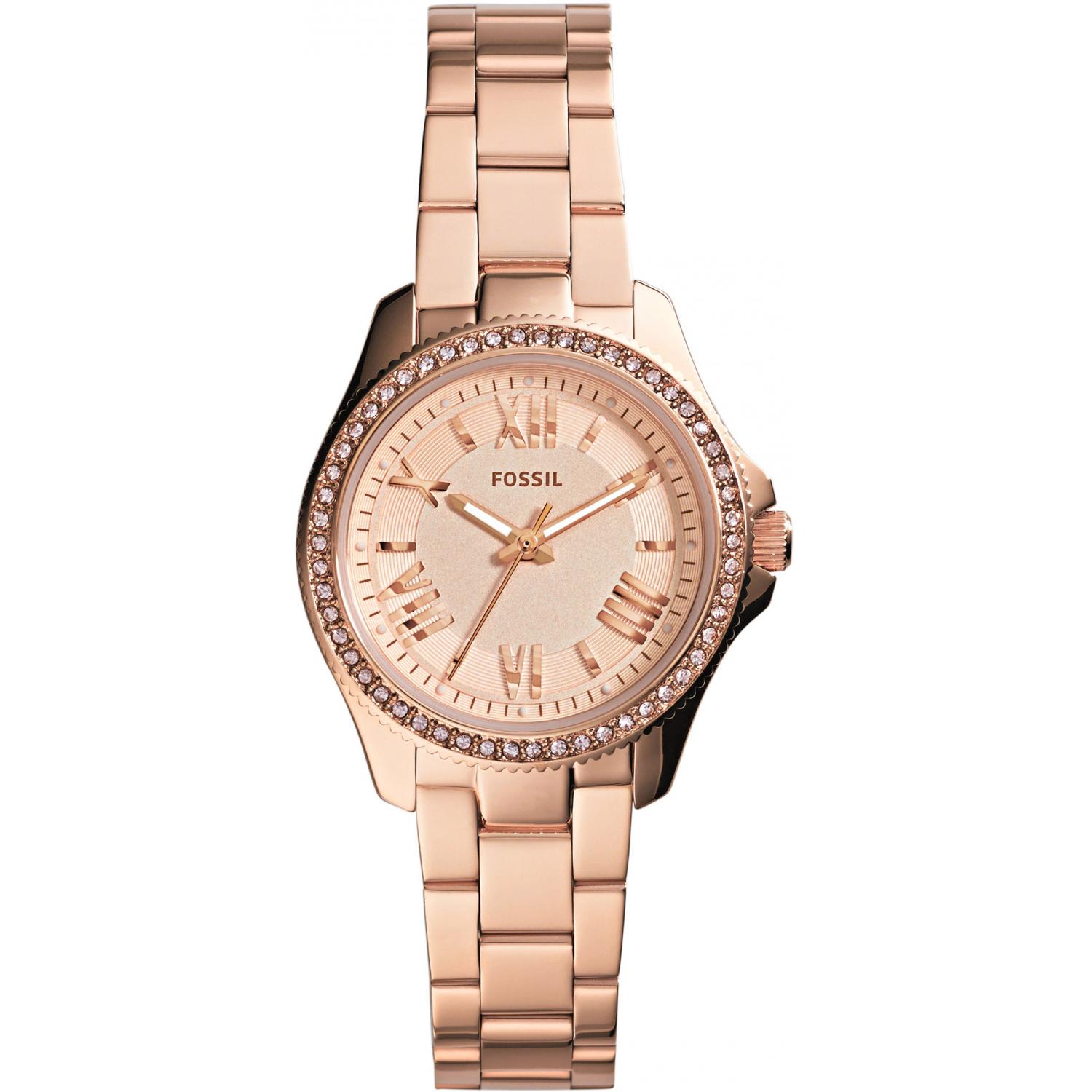 Fossil cecile rose gold store
