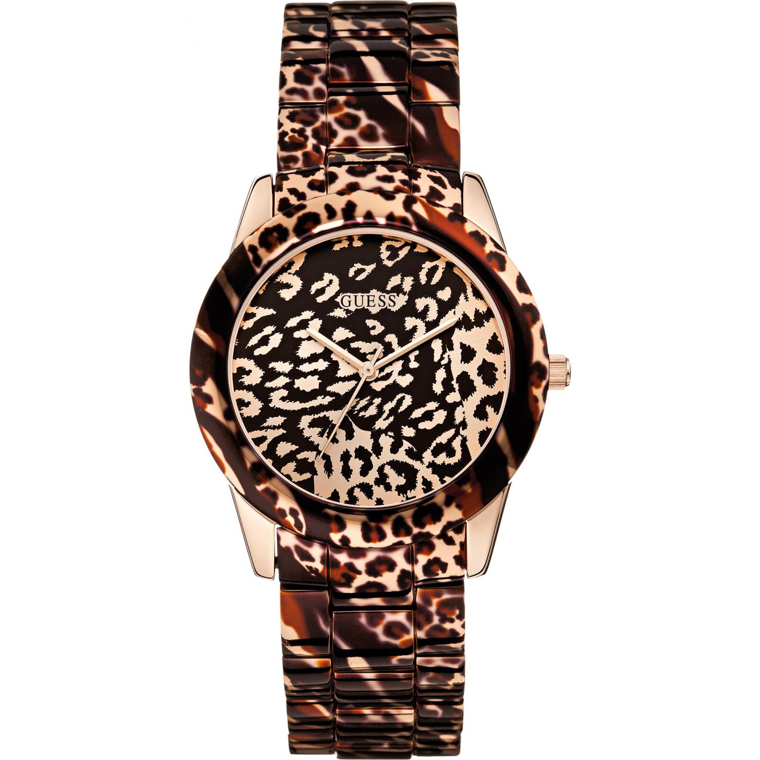 Guess animal print watch best sale