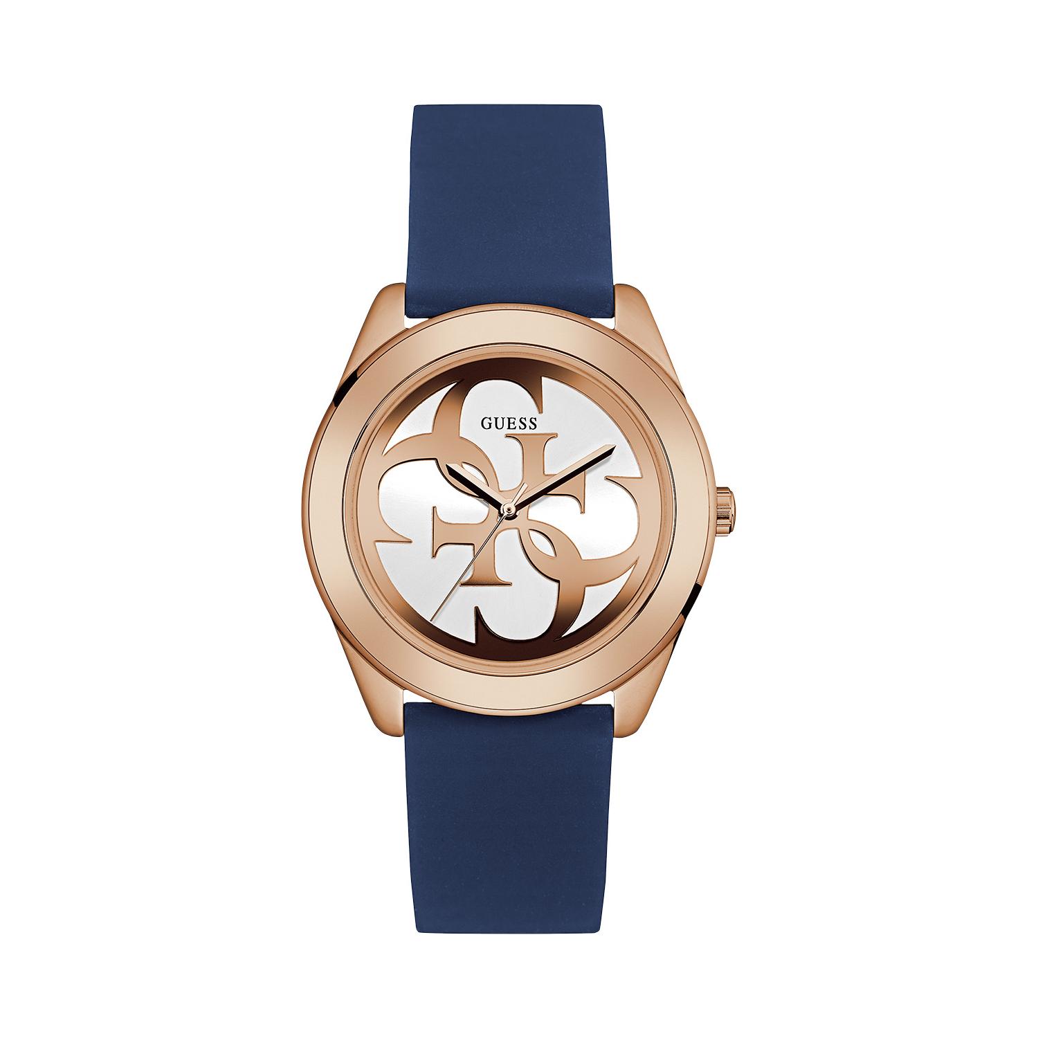 Guess watches with leather strap sales
