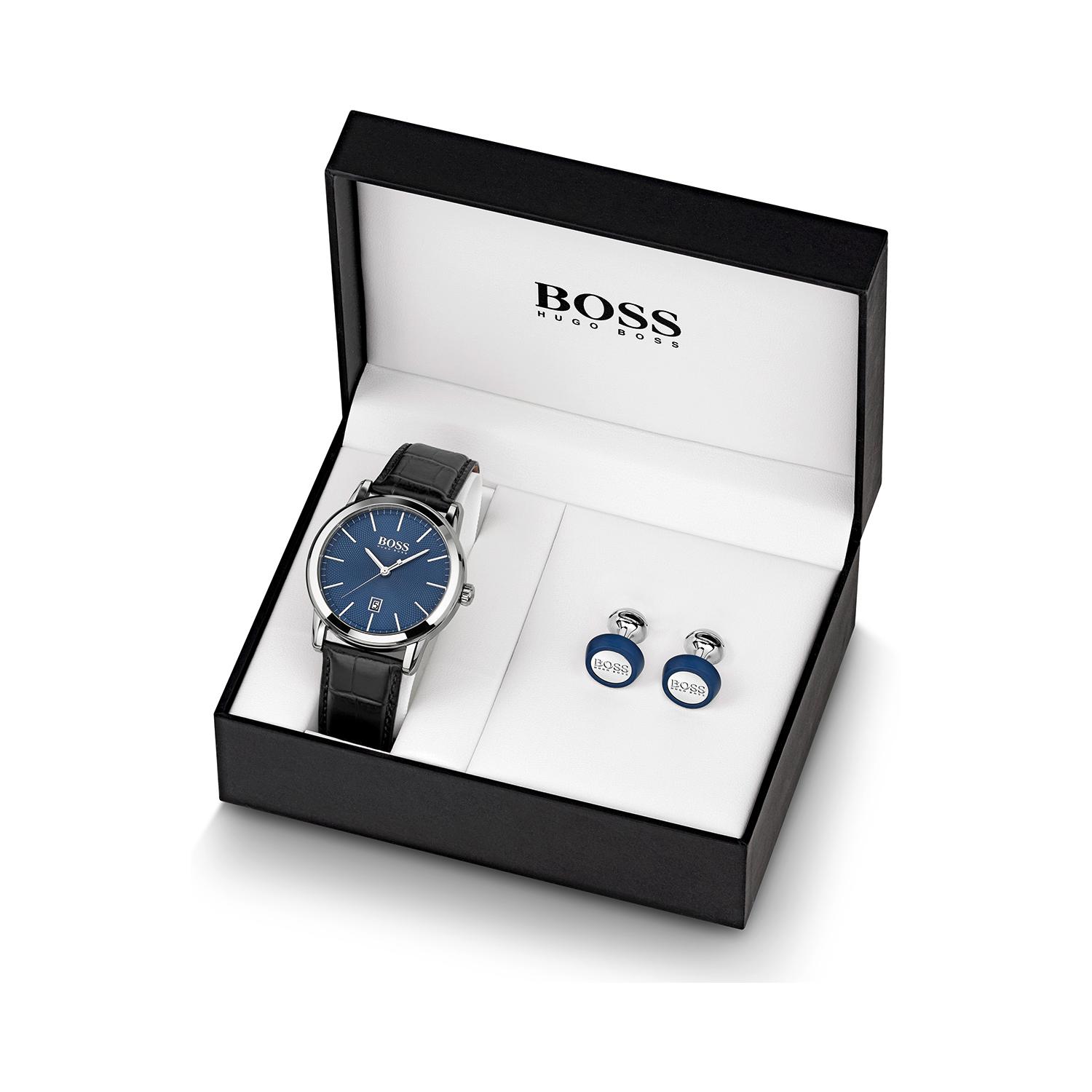Hugo boss best sale watch and cufflinks