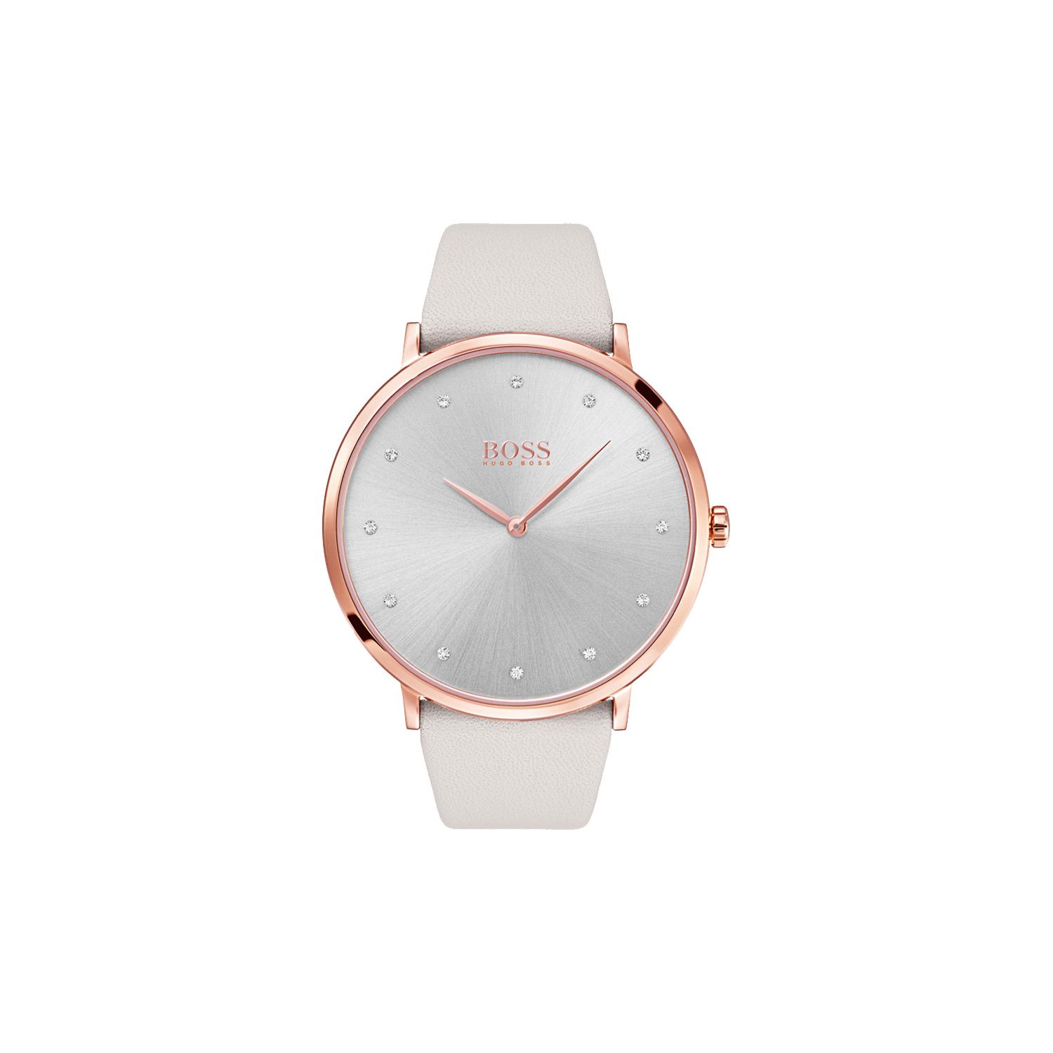 Hugo boss jillian rose gold watch on sale
