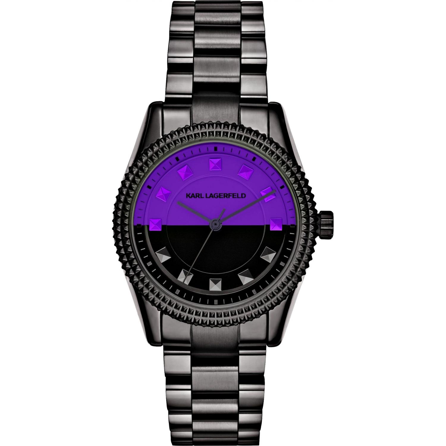 Karl lagerfeld black women's watch shop