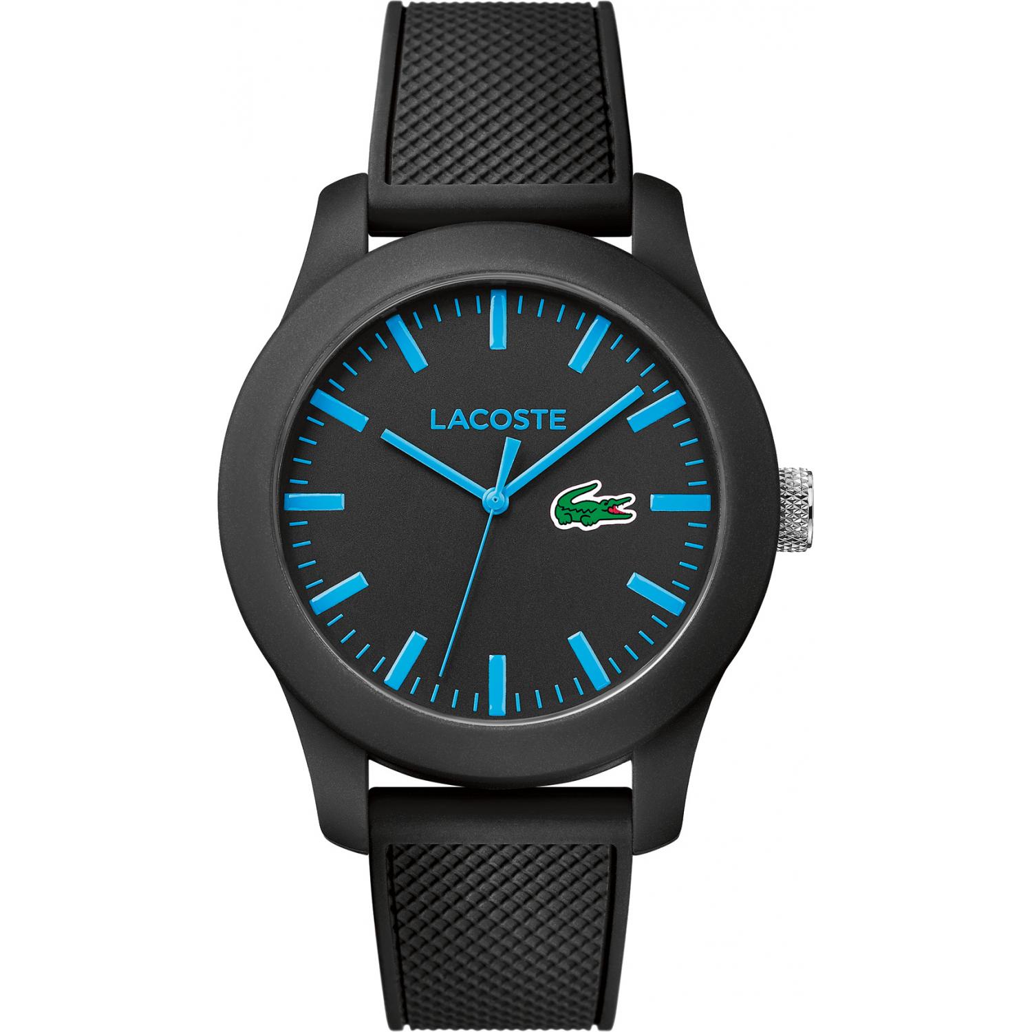 Lacoste watch 12.12 black sales
