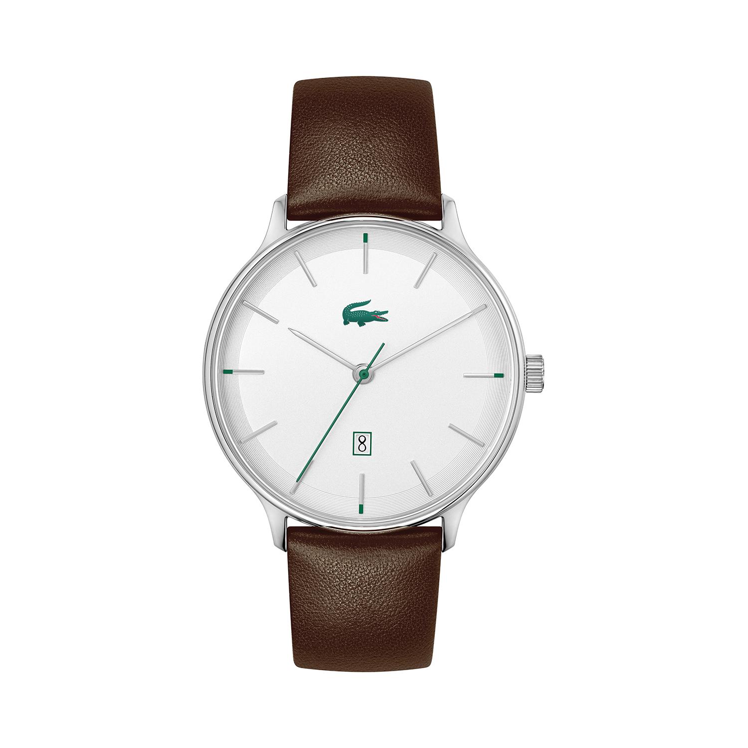Lacoste shop leather watch