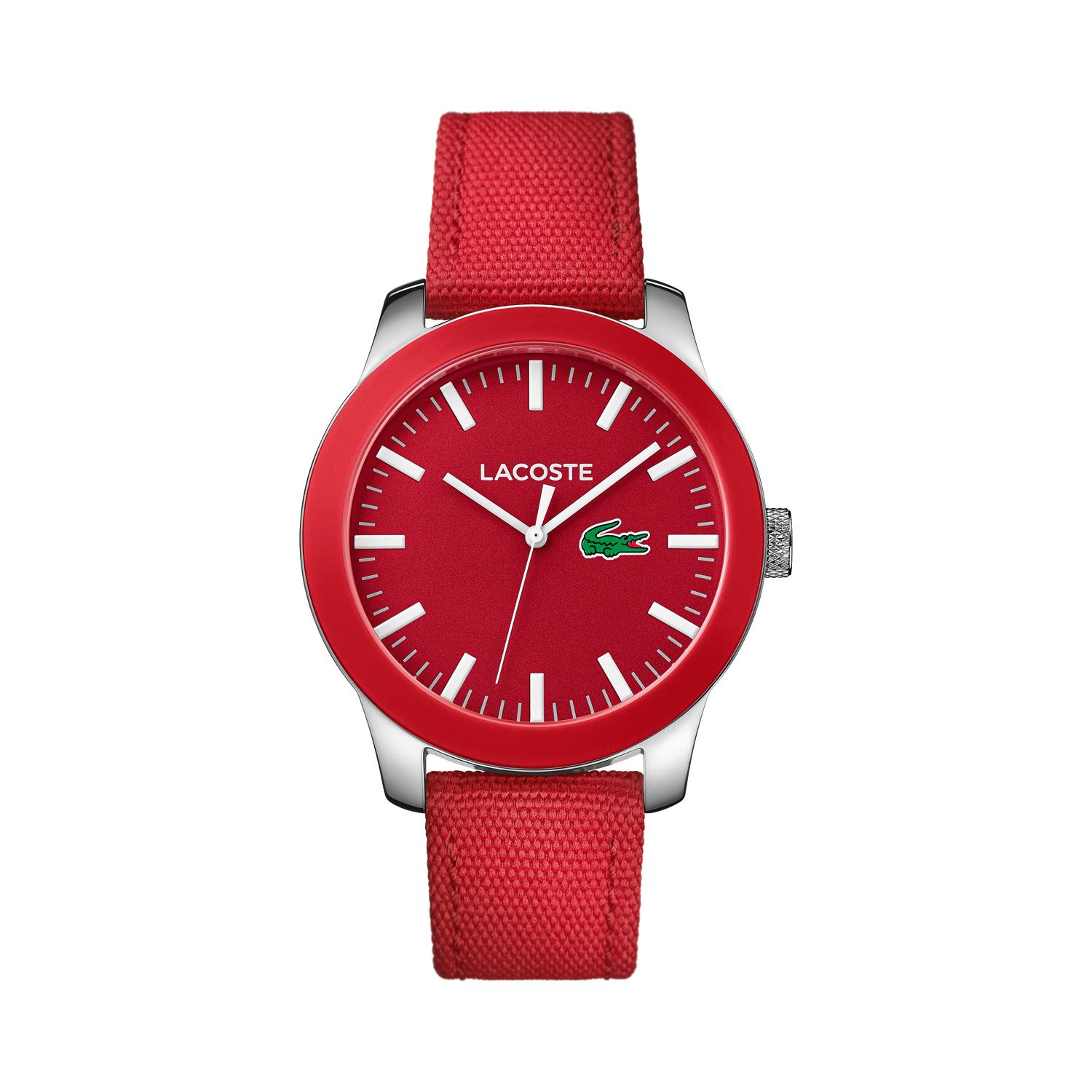 Lacoste red watch store