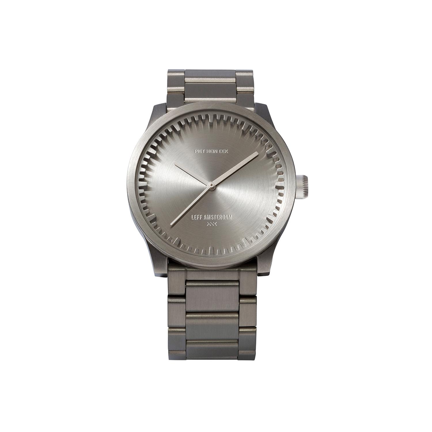 Leff Amsterdam Tube Watch S38 Steel LT71101 Watch Shade Station