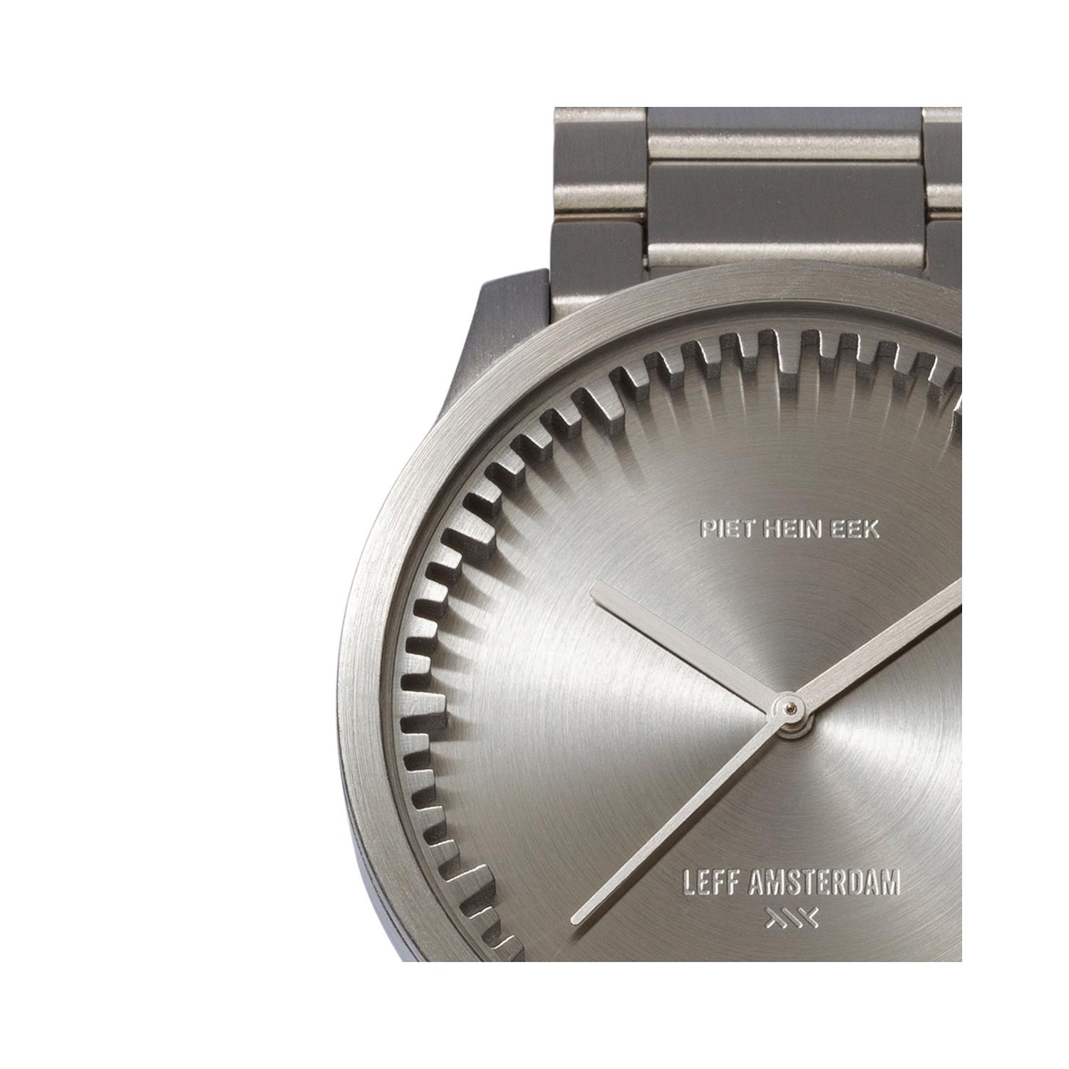Leff Amsterdam Tube Watch S38 Steel LT71101 Watch Shade Station