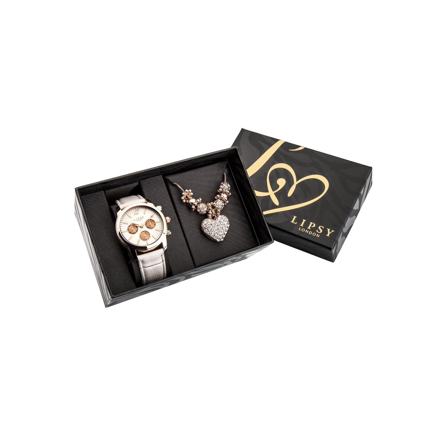 Lipsy watch and bracelet sales set