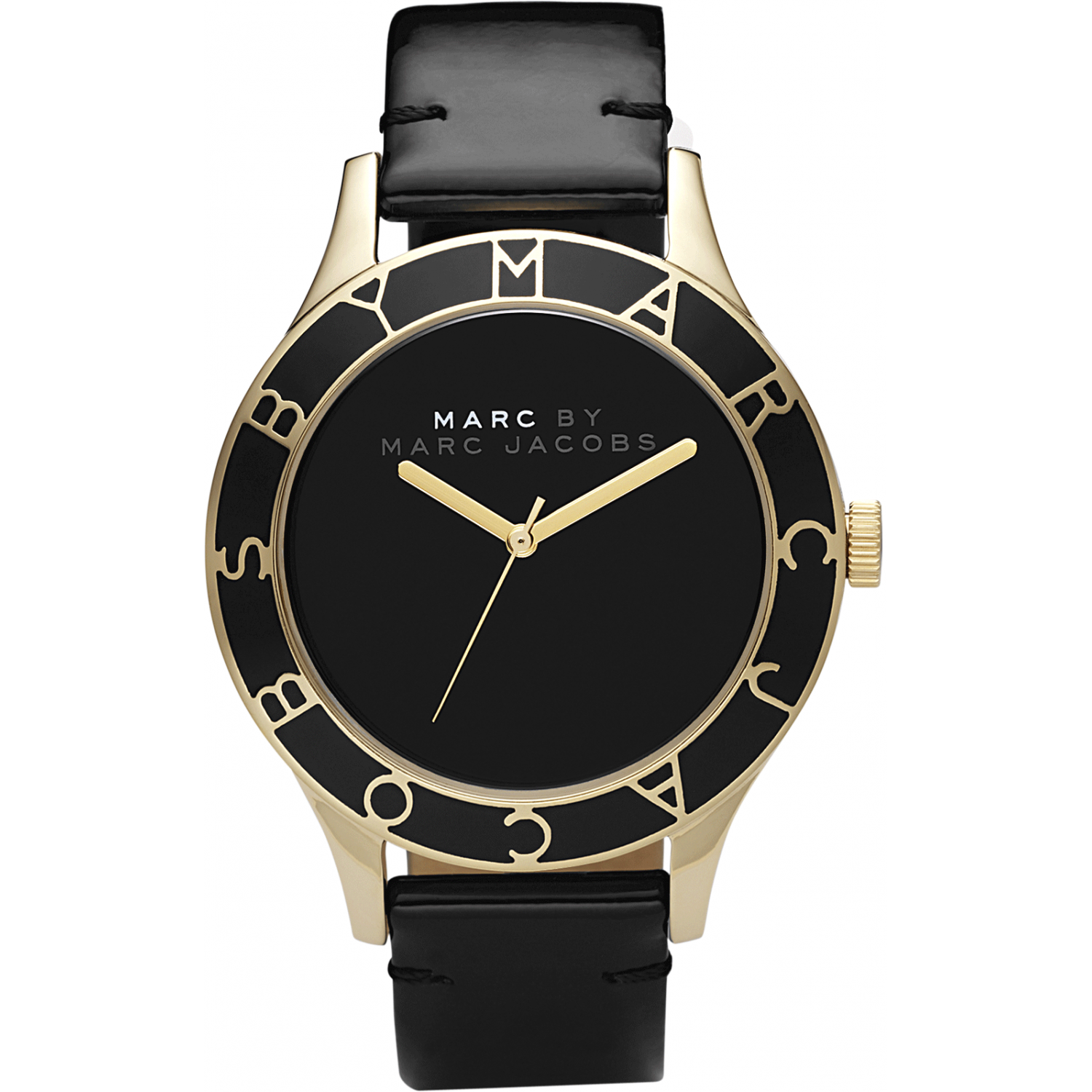 Marc jacobs black watch clearance