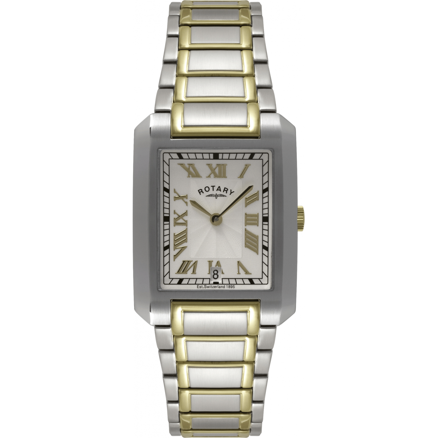 Rotary Stainless Steel Straps GB02606 21 Watch Shade Station