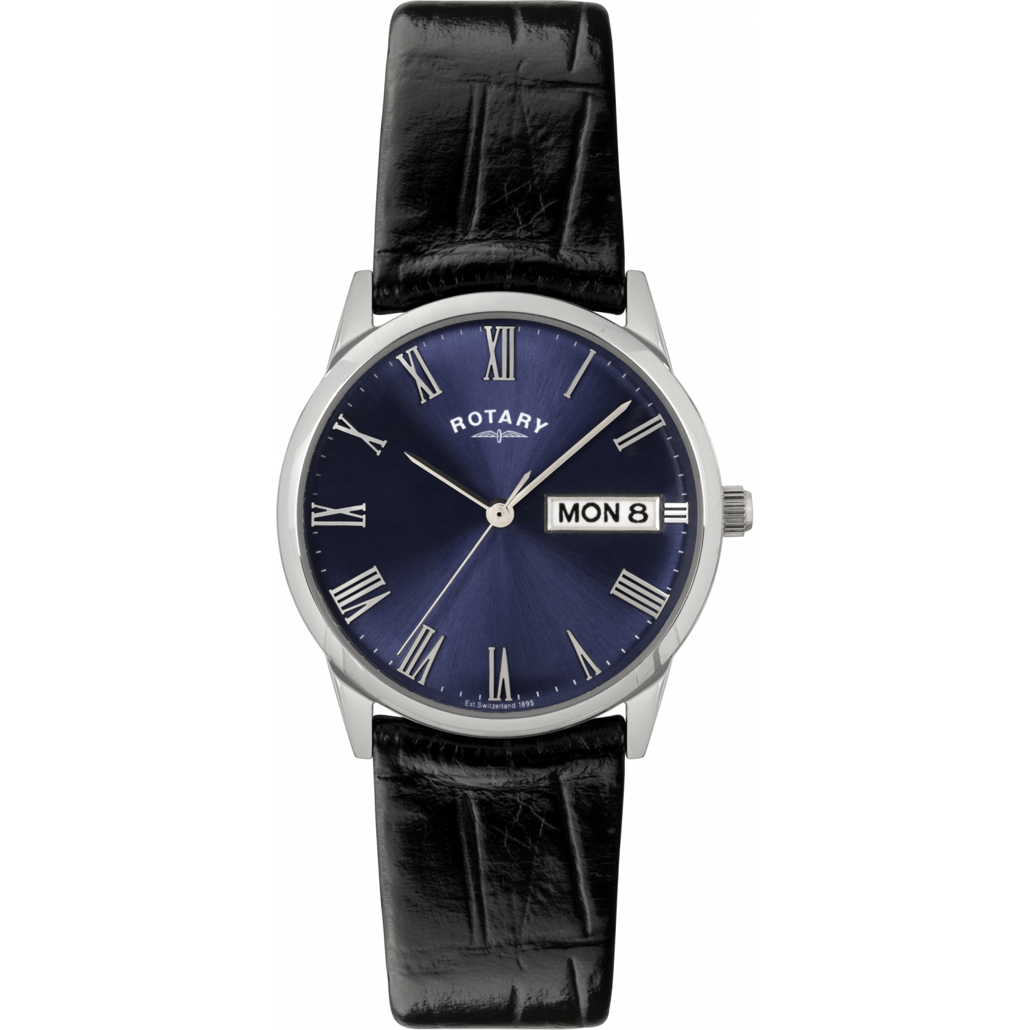 Rotary watch on sale straps stainless steel