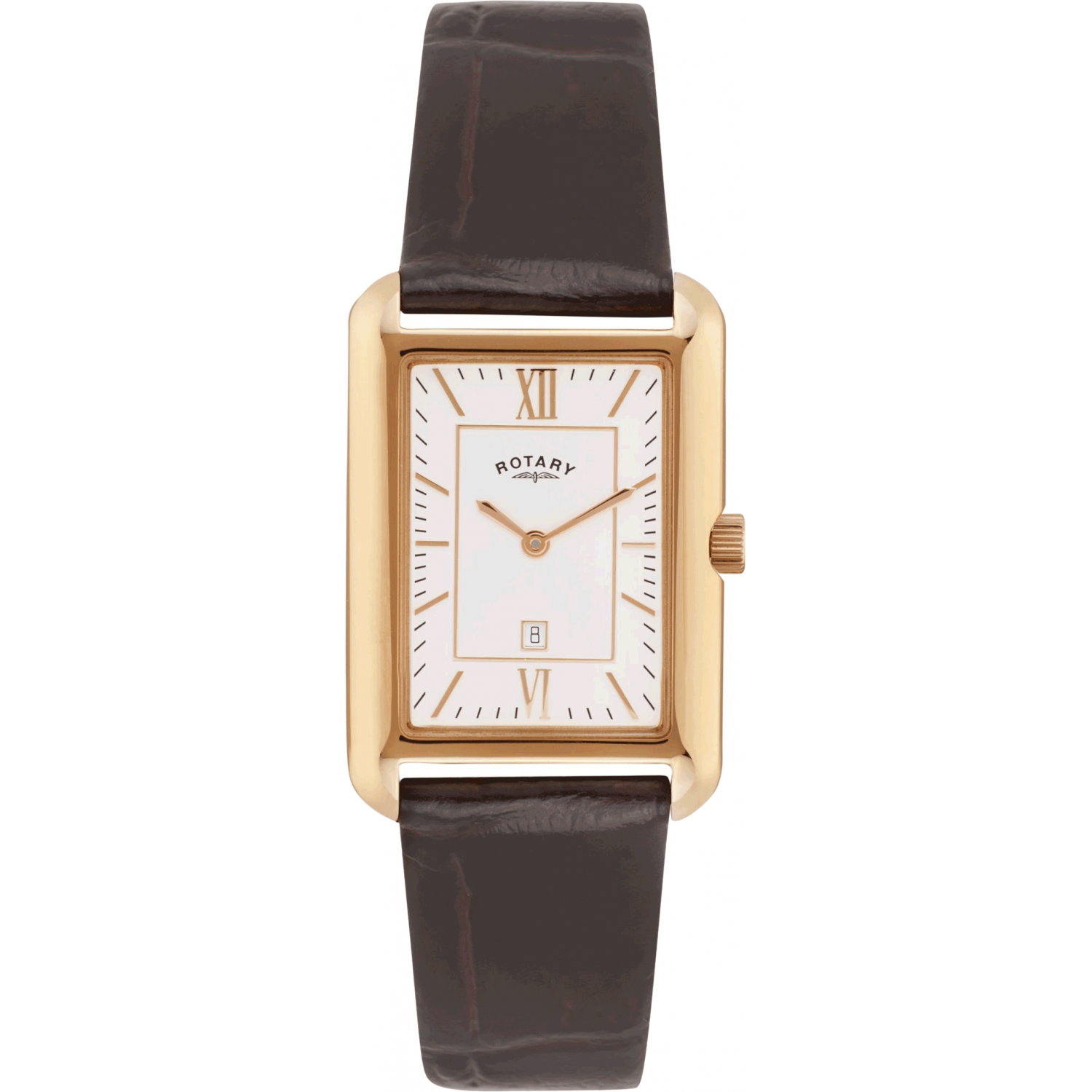 Rotary watch on sale straps rose gold