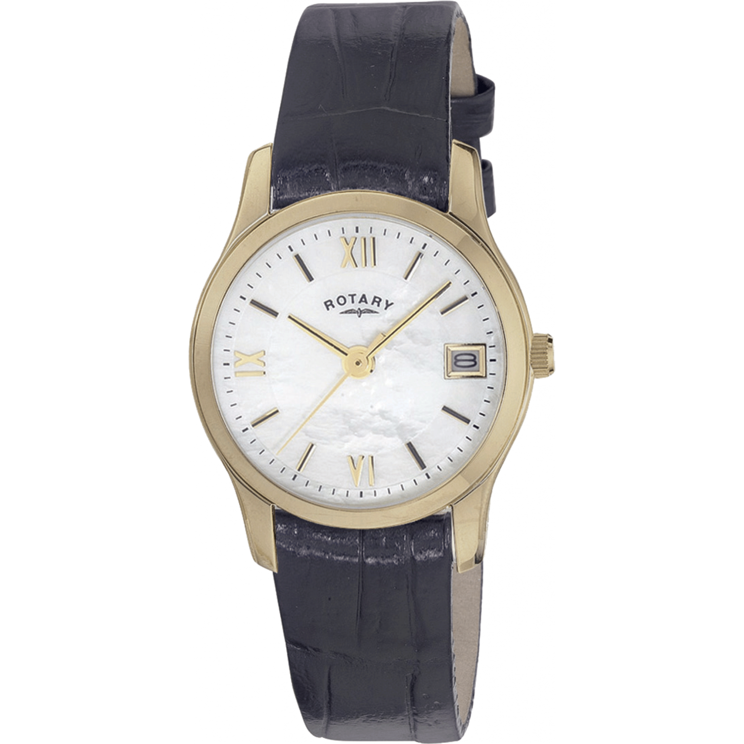 Rotary Gold Plate Straps LS02368 41 Watch Shade Station