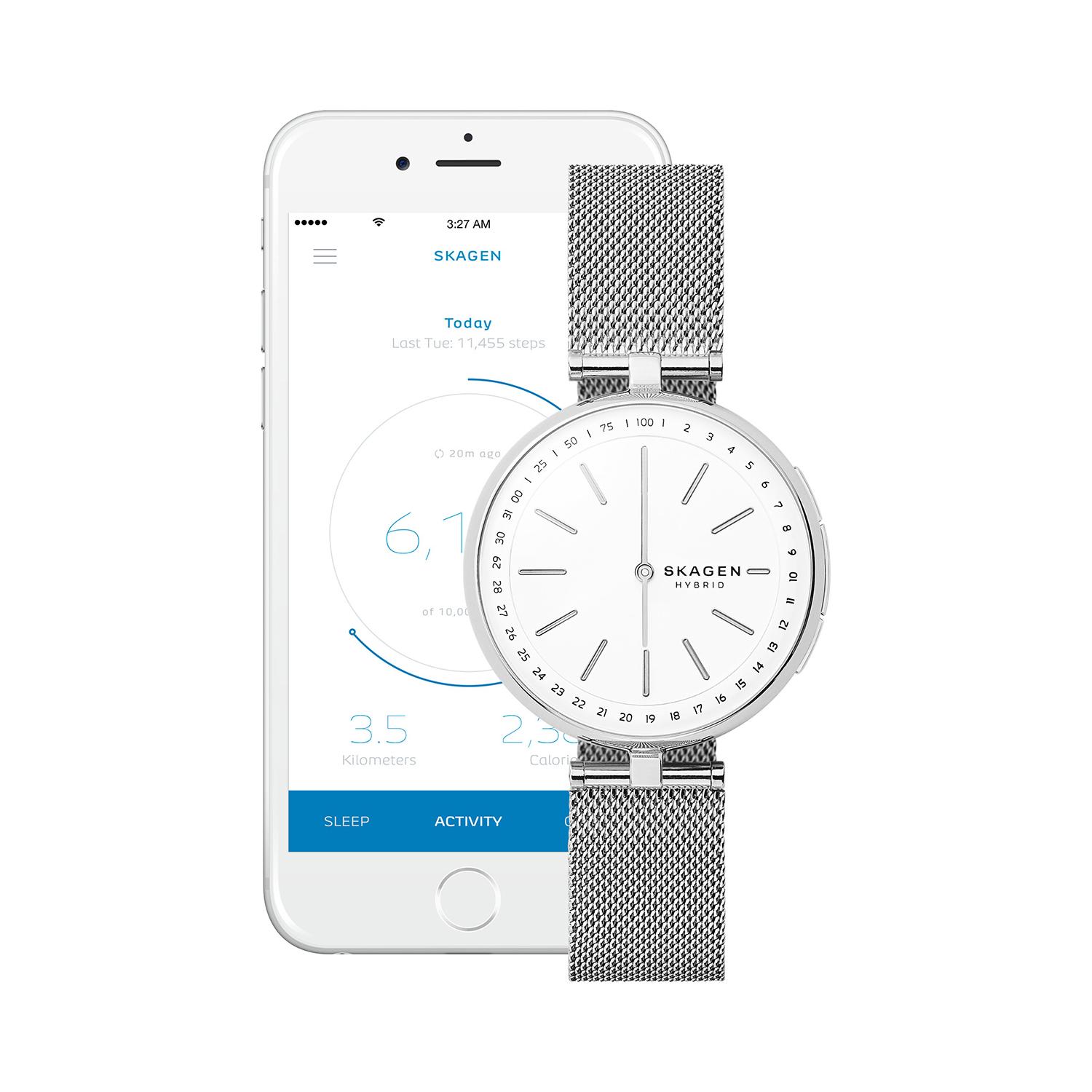 Skagen Signature Hybrid Smartwatch SKT1400 Watch Shade Station