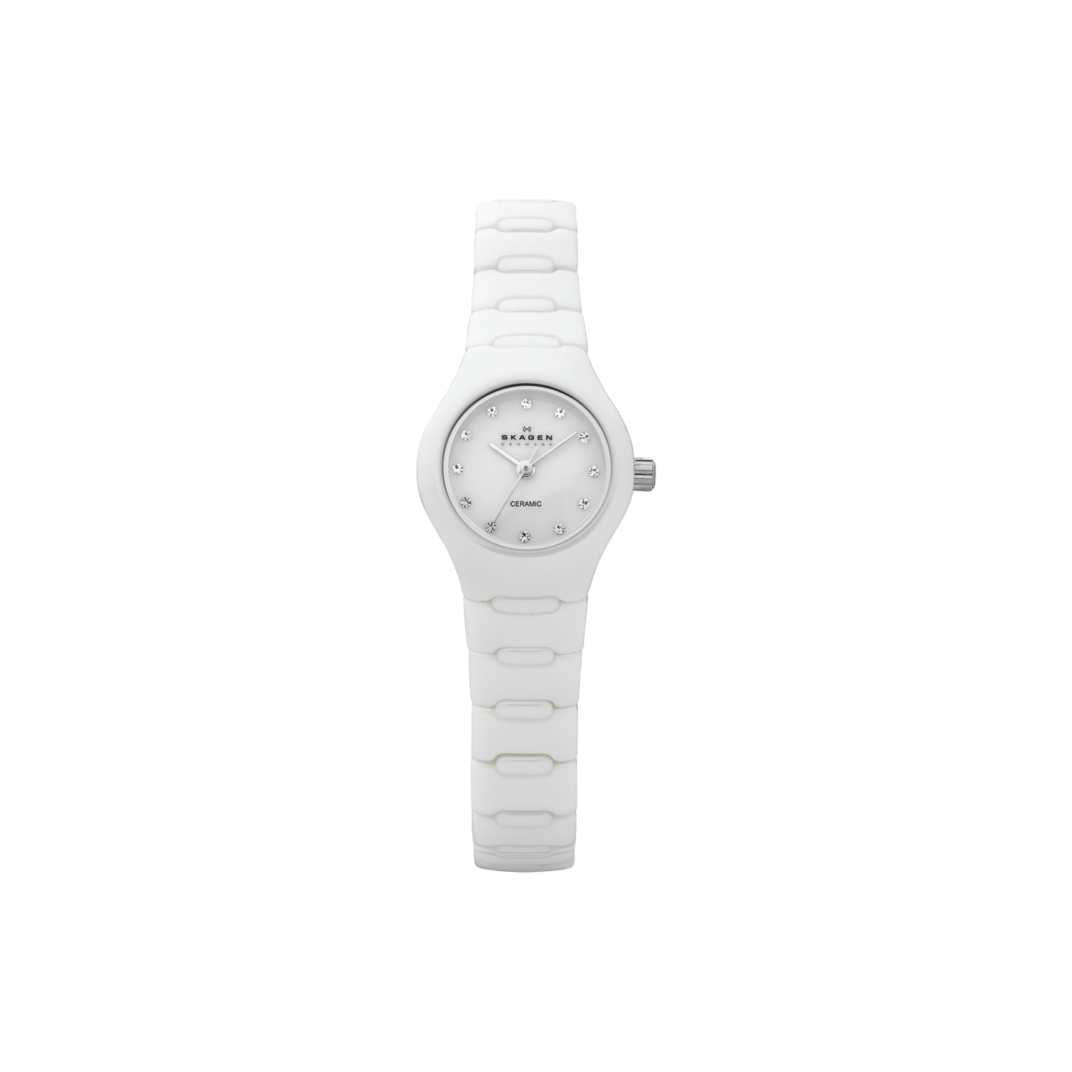 Skagen ceramic hotsell watch white