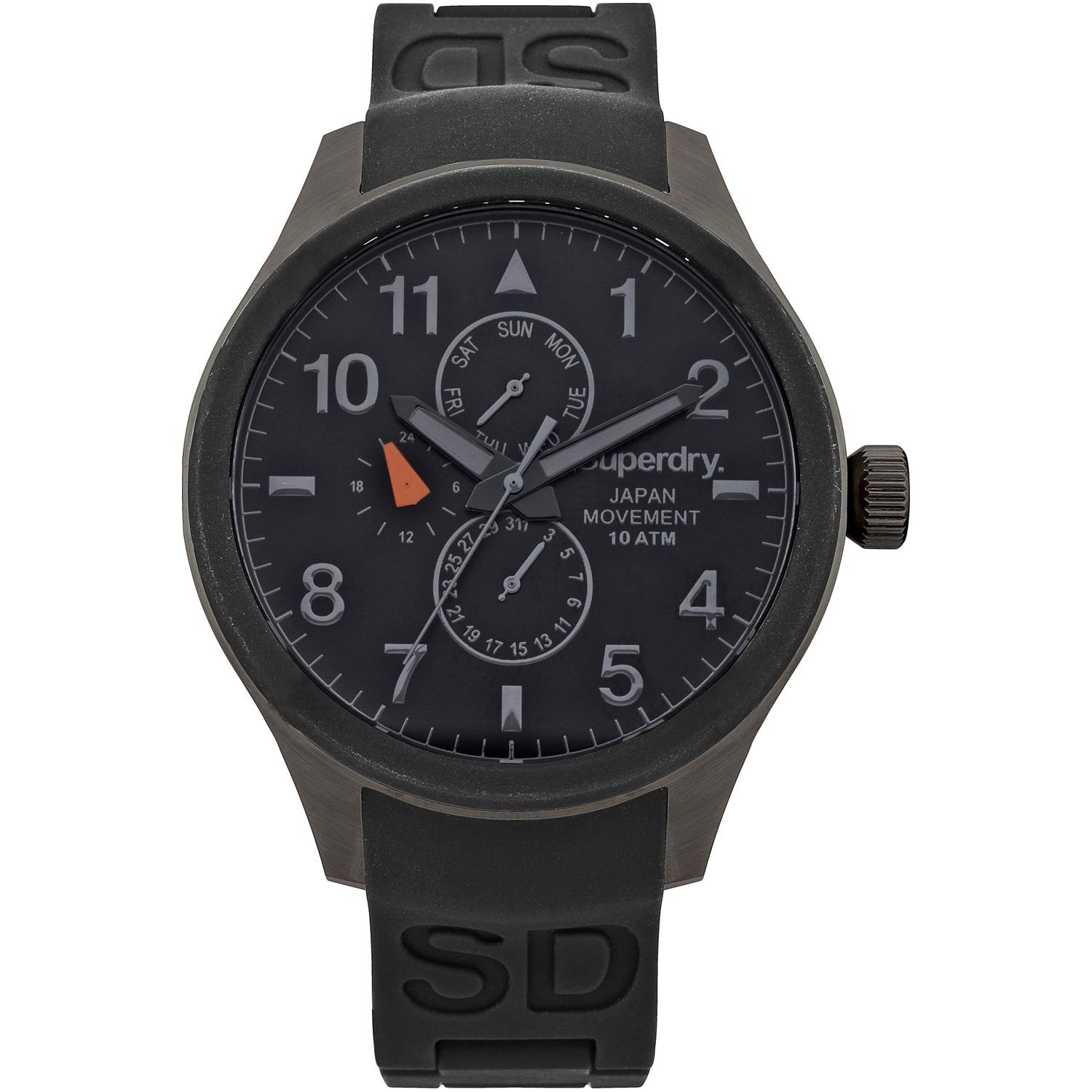 Superdry black watch new arrivals