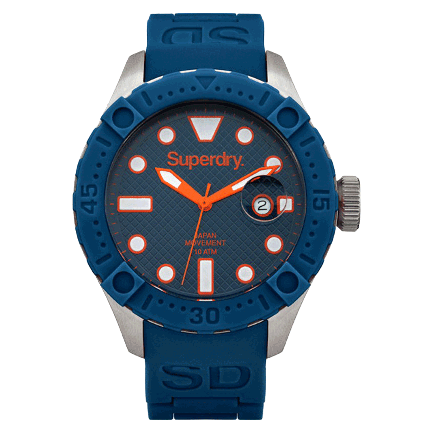 Superdry watch blue on sale
