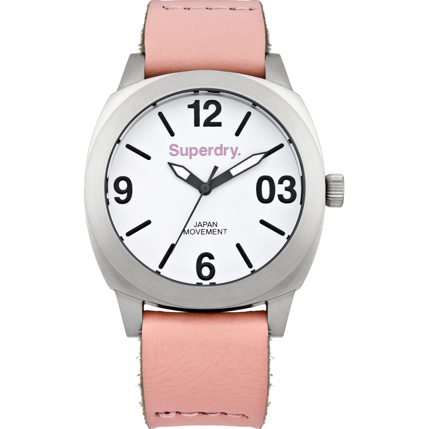 Superdry watch hot sale leather strap