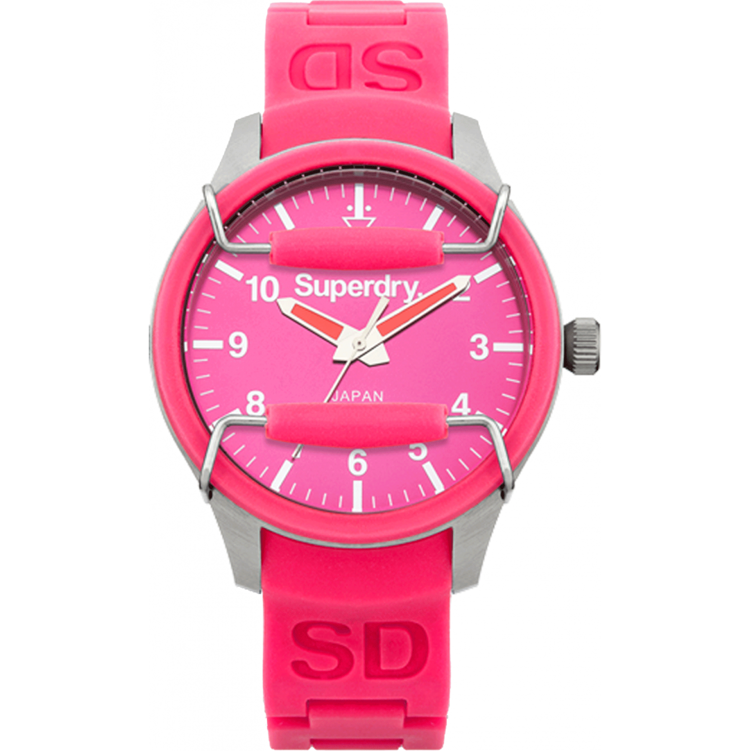 Superdry pink watch sales