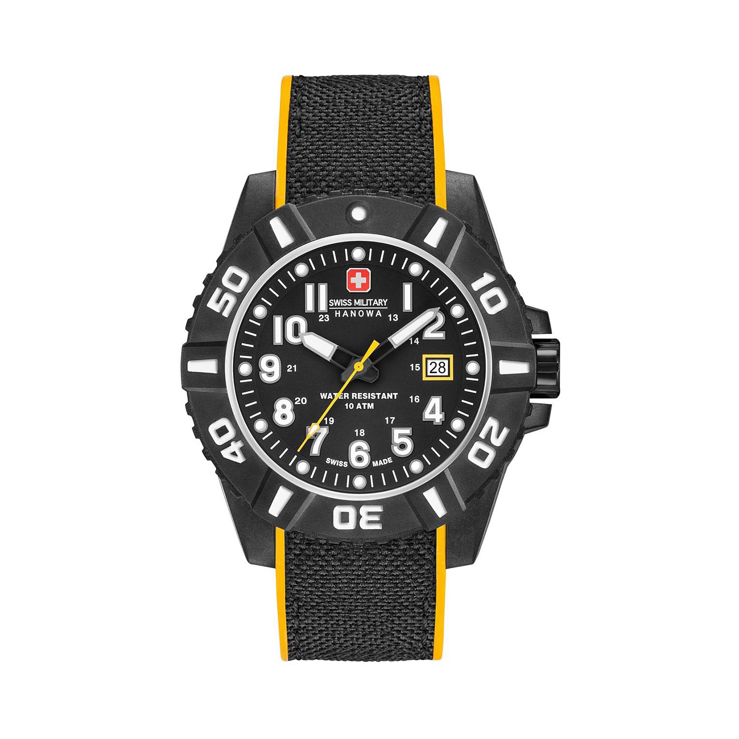 Swiss Military Hanowa Black Carbon 06 4309.17.007.79 Watch Shade Station