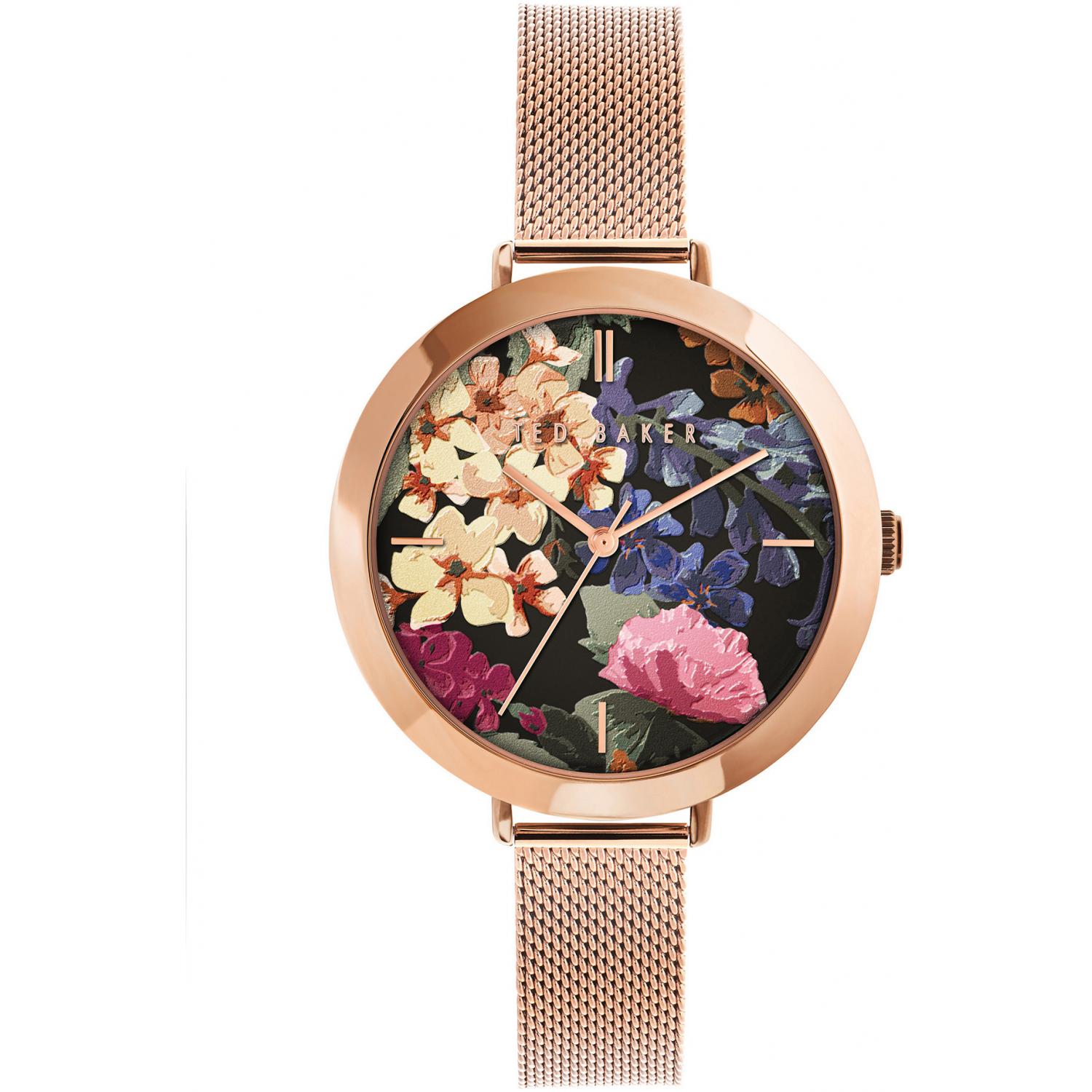 Ted Baker Olivia Watch Ted Baker Floral Ladies Watch – Gold Star