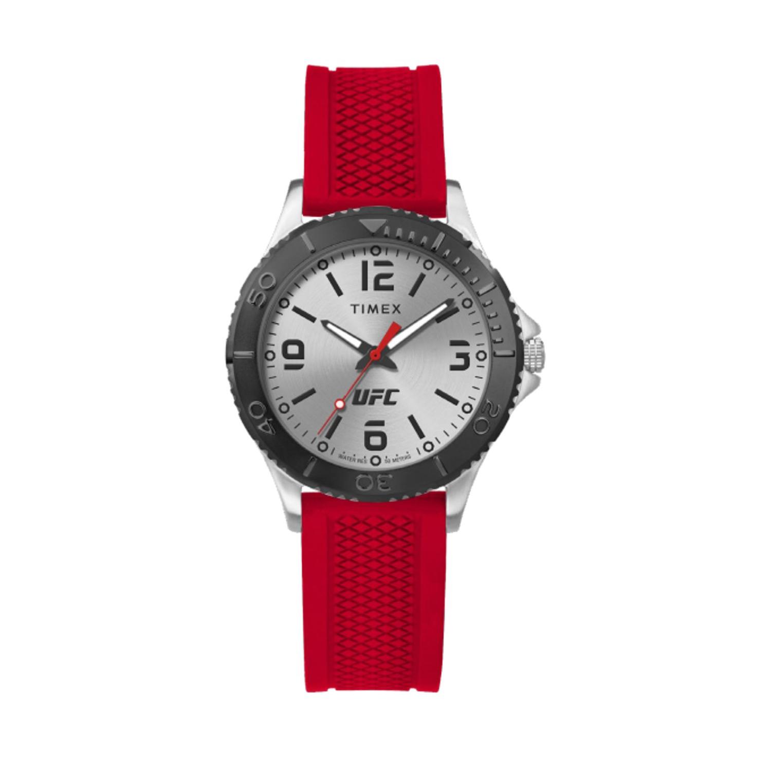 Timex red best sale watch