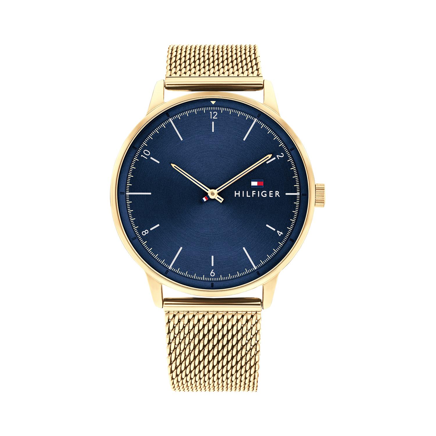 Tommy hilfiger gold mesh watch top