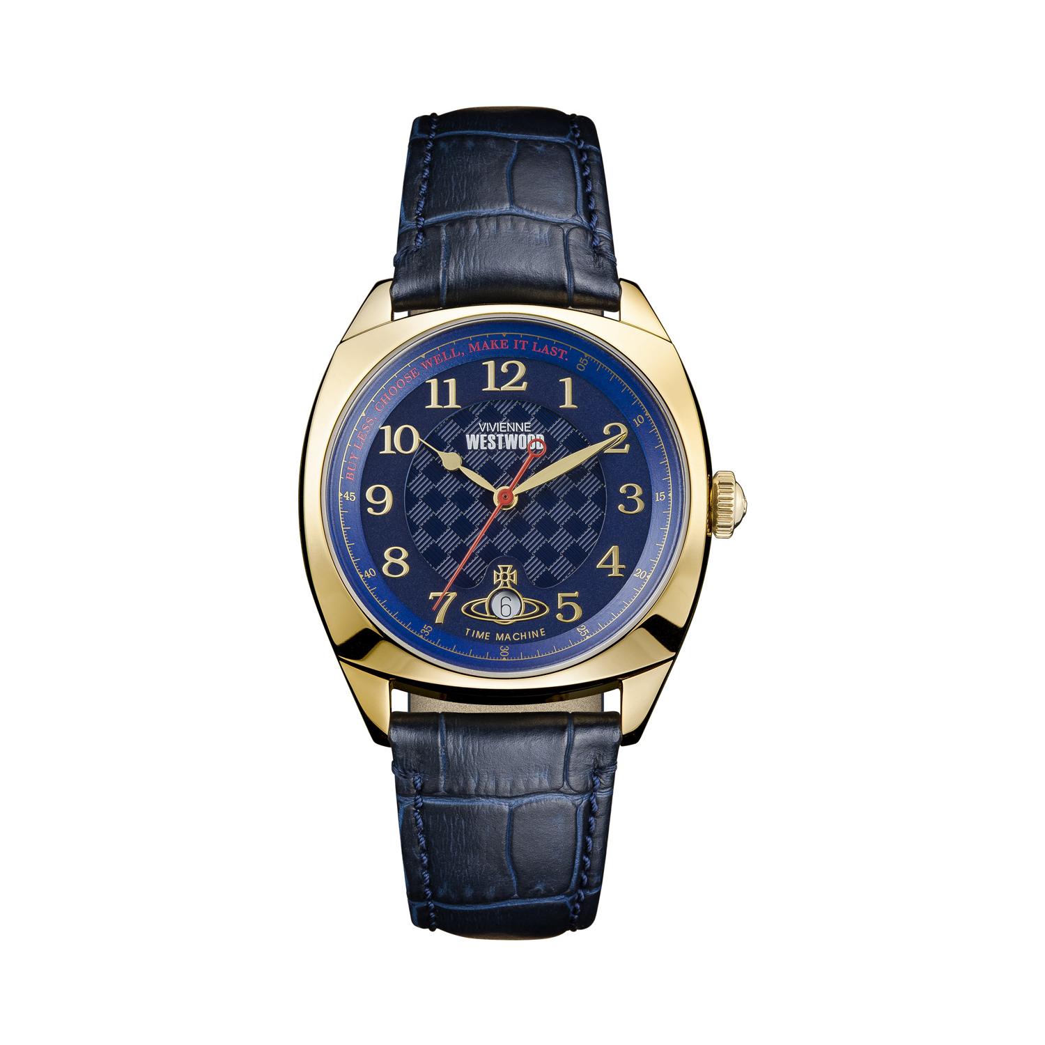 Mens vivienne westwood gold watch on sale
