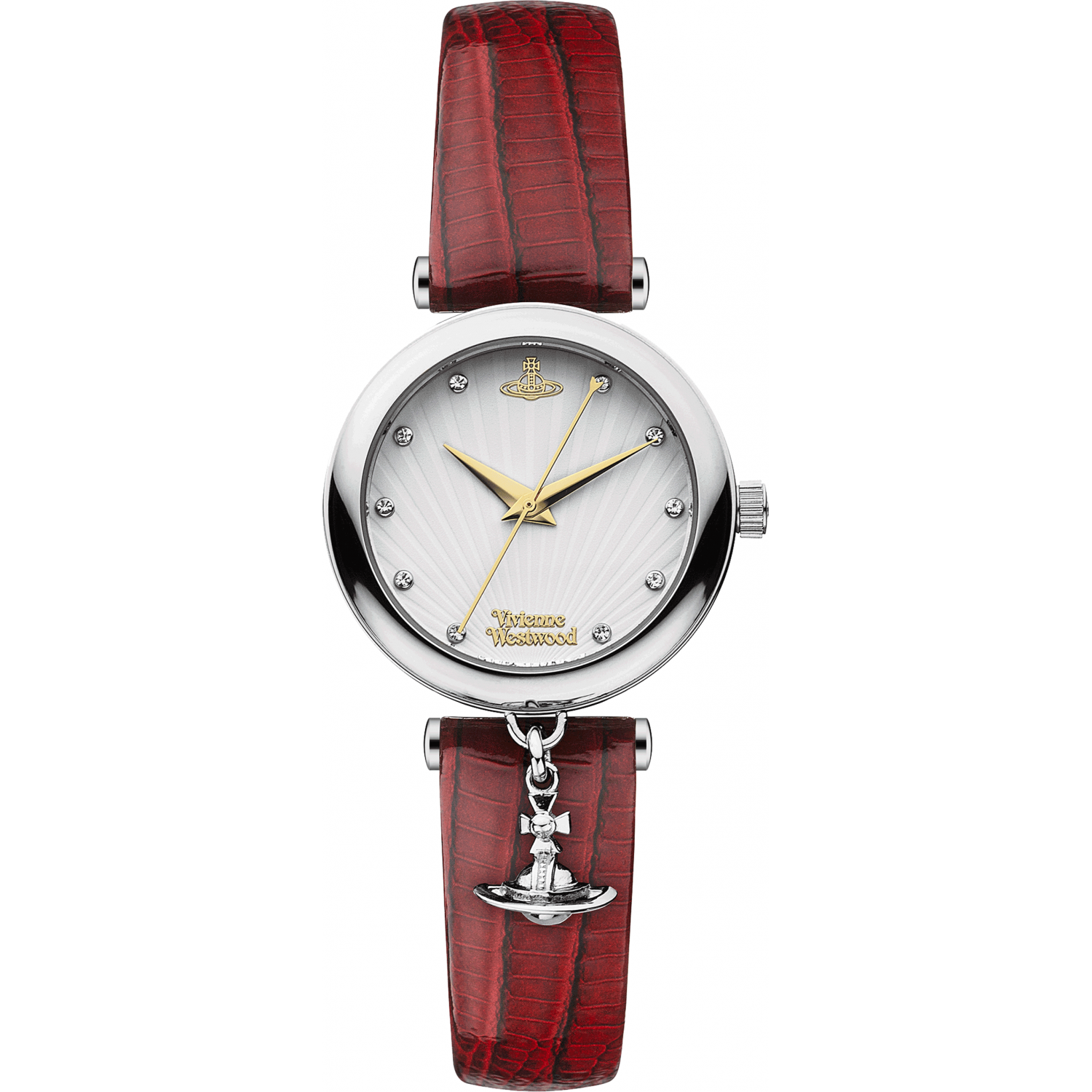 Red vivienne westwood watch outlet